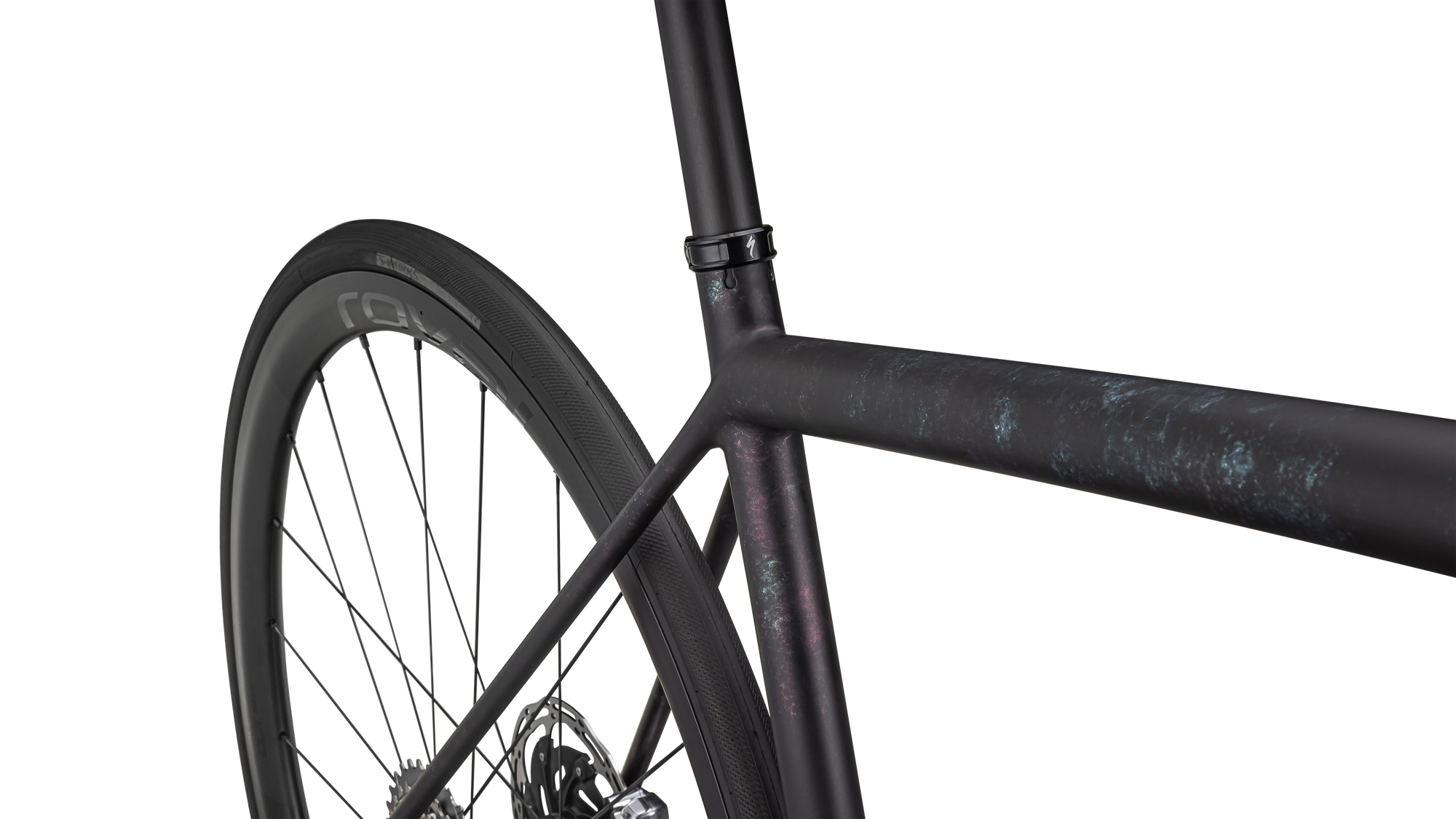 Specialized S-Works Aethos - SRAM RED eTAP AXS - Gloss Obsidian/Lapis + Abalone Organic Color Run/Obsidian