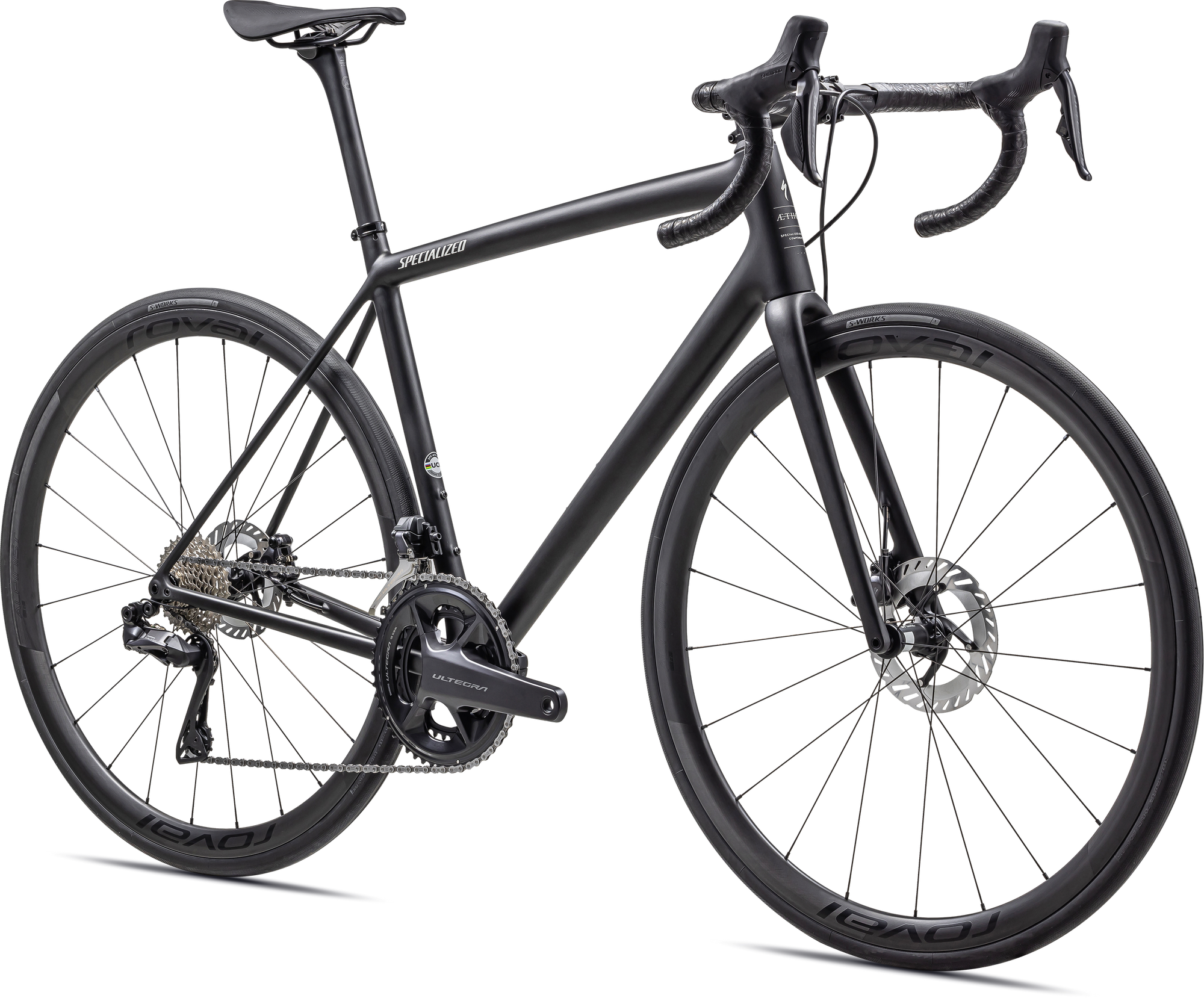 Specialized Aethos Pro - Shimano Ultegra Di2 - Satin Obsidian/Chaos Pearl Granite/Birch