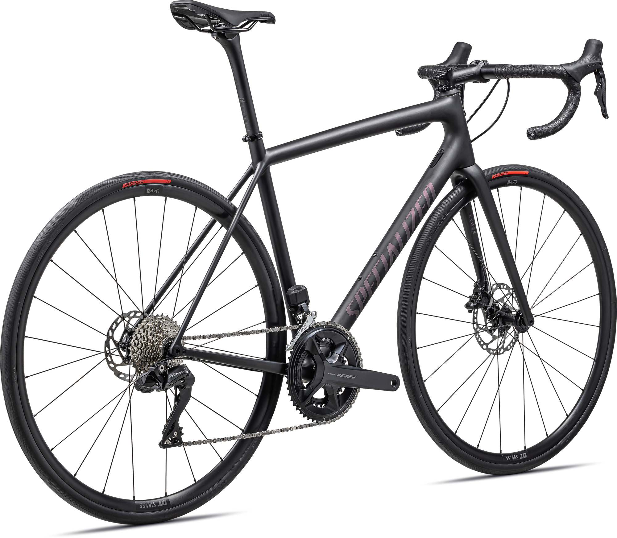 Specialized Aethos Comp - Shimano 105 Di2 - Satin Carbon/Abalone Over Carbon
