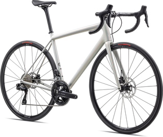 Specialized Aethos Comp - Shimano 105 Di2 - Gloss 100% Red Ghost Pearl Over Dune White/Dune White