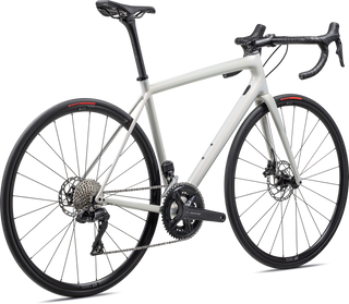 Specialized Aethos Comp - Shimano 105 Di2 - Gloss 100% Red Ghost Pearl Over Dune White/Dune White