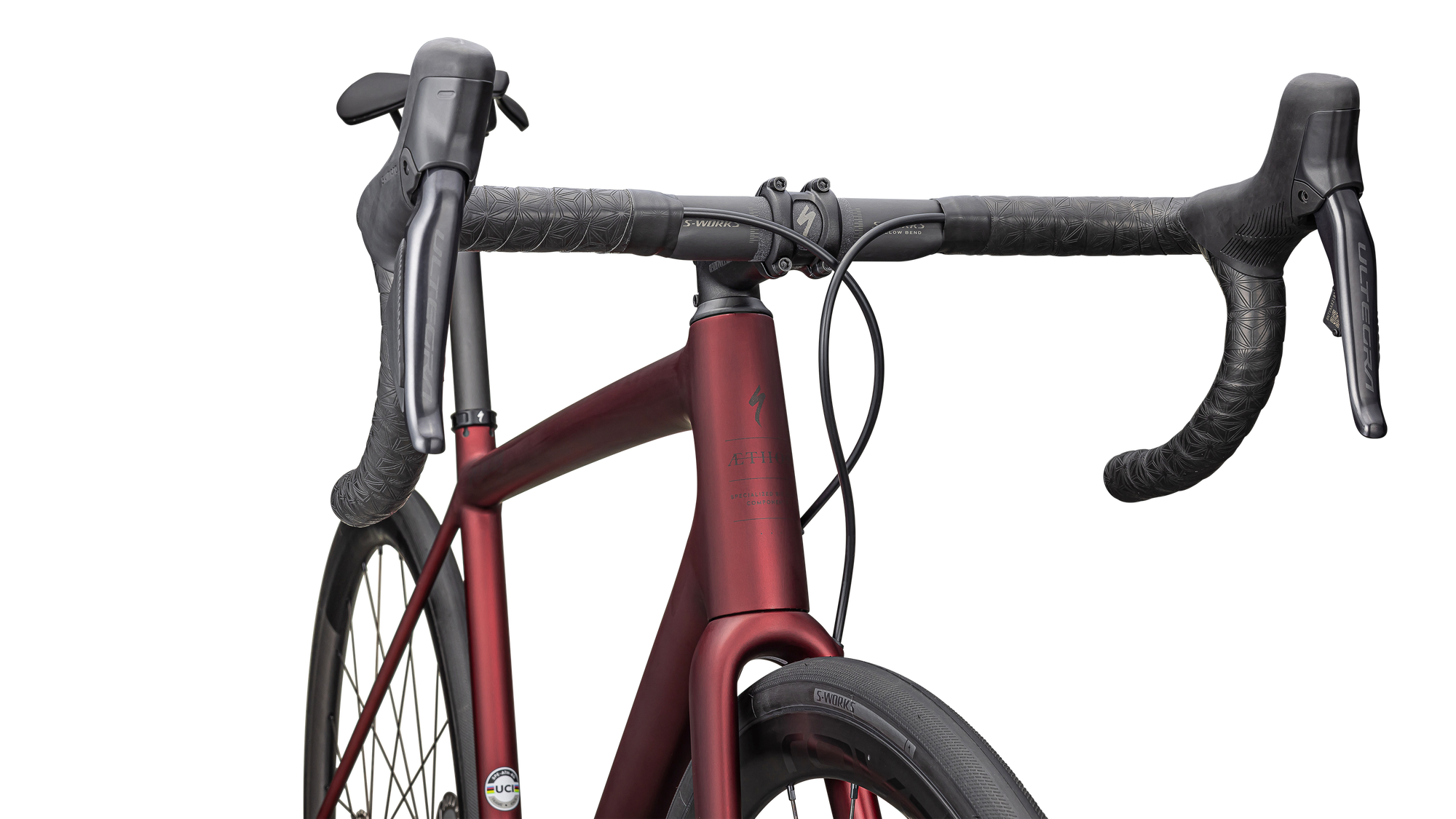 Specialized Aethos Pro - Shimano Ultegra Di2 - Satin Red Sky / Red Onyx