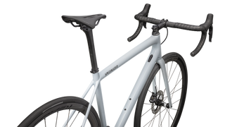 Specialized Aethos Pro - Shimano Ultegra Di2 - Gloss Morning Mist + Lapis Radial Fade + Fog Tint Edge Fade / Smoke