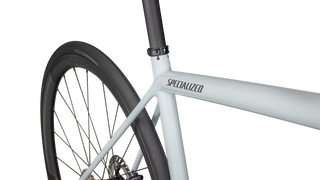 Specialized Aethos Pro - Shimano Ultegra Di2 - Gloss Morning Mist + Lapis Radial Fade + Fog Tint Edge Fade / Smoke