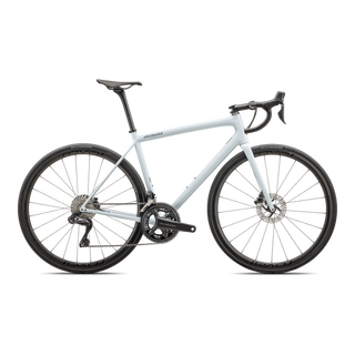 Specialized Aethos Pro - Shimano Ultegra Di2 - Gloss Morning Mist + Lapis Radial Fade + Fog Tint Edge Fade / Smoke
