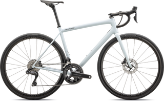 Specialized Aethos Pro - Shimano Ultegra Di2 - Gloss Morning Mist + Lapis Radial Fade + Fog Tint Edge Fade / Smoke