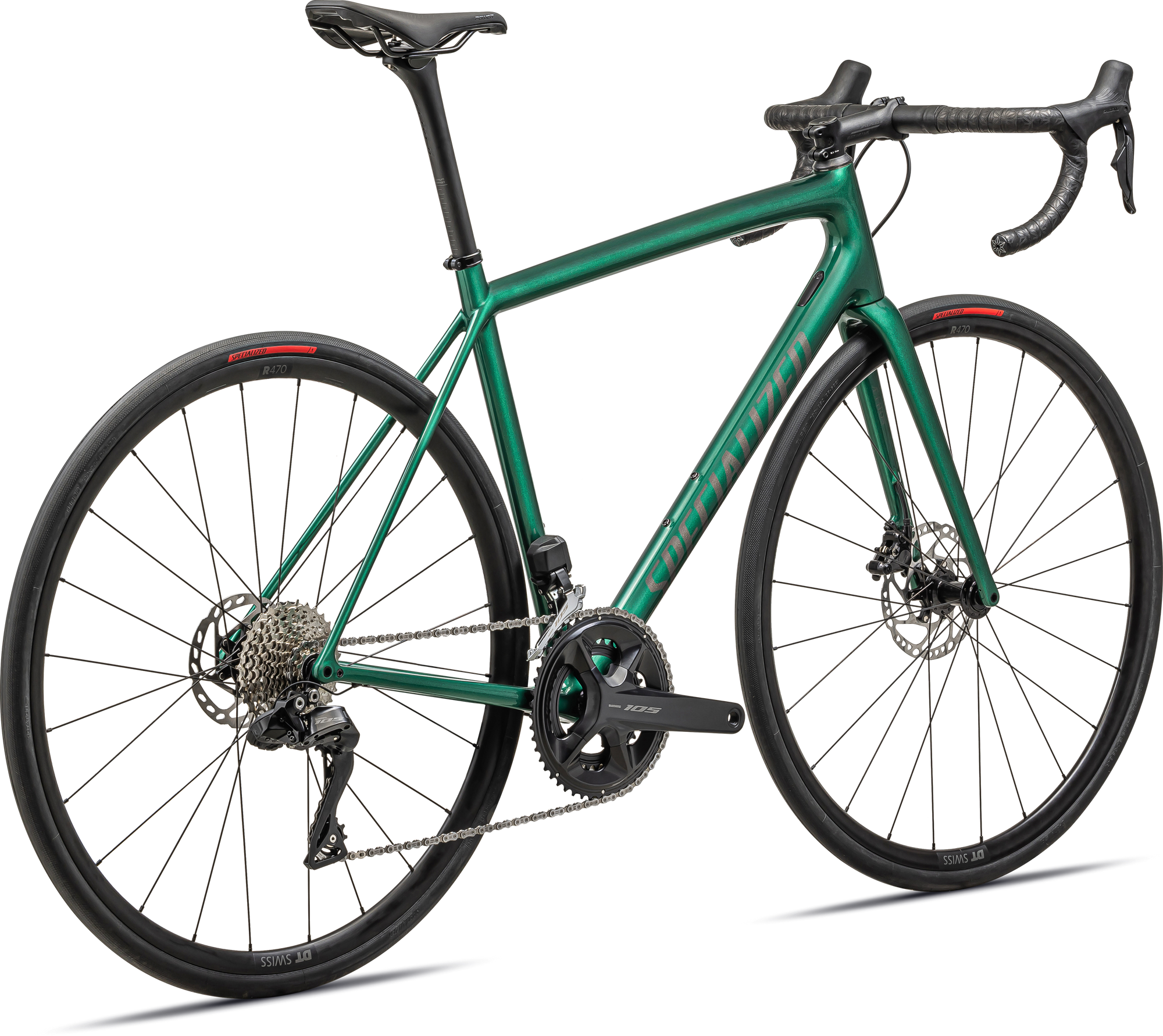 Specialized Aethos Comp - Shimano 105 Di2 - Gloss Metallic Pine Green Smoke