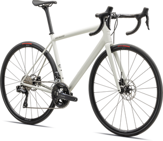 Specialized Aethos Comp - Shimano 105 Di2 - Gloss Dune White Metallic Spruce