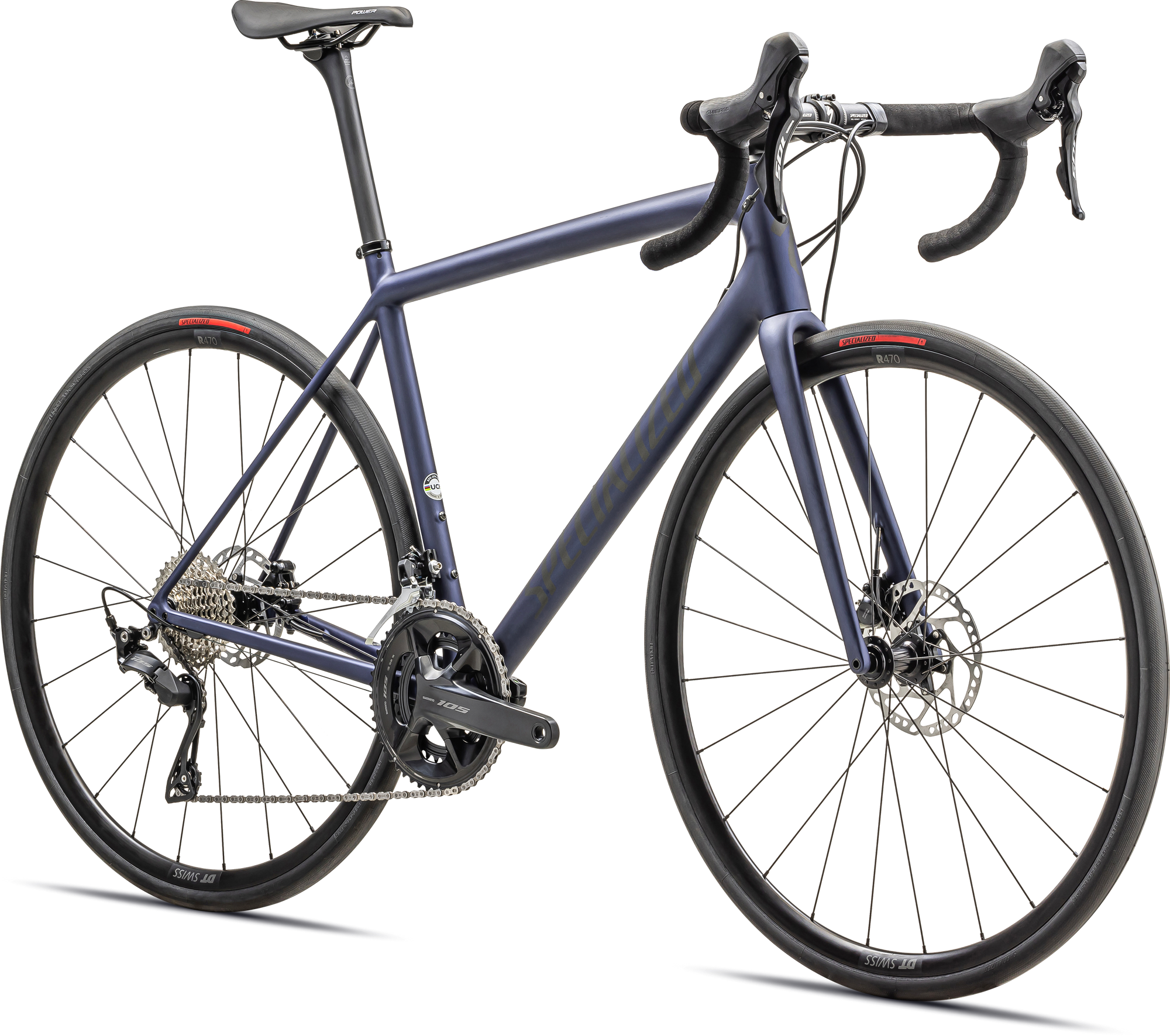 Specialized Aethos Sport - Shimano 105 - Satin Blue Onyx Metallic Obsidian