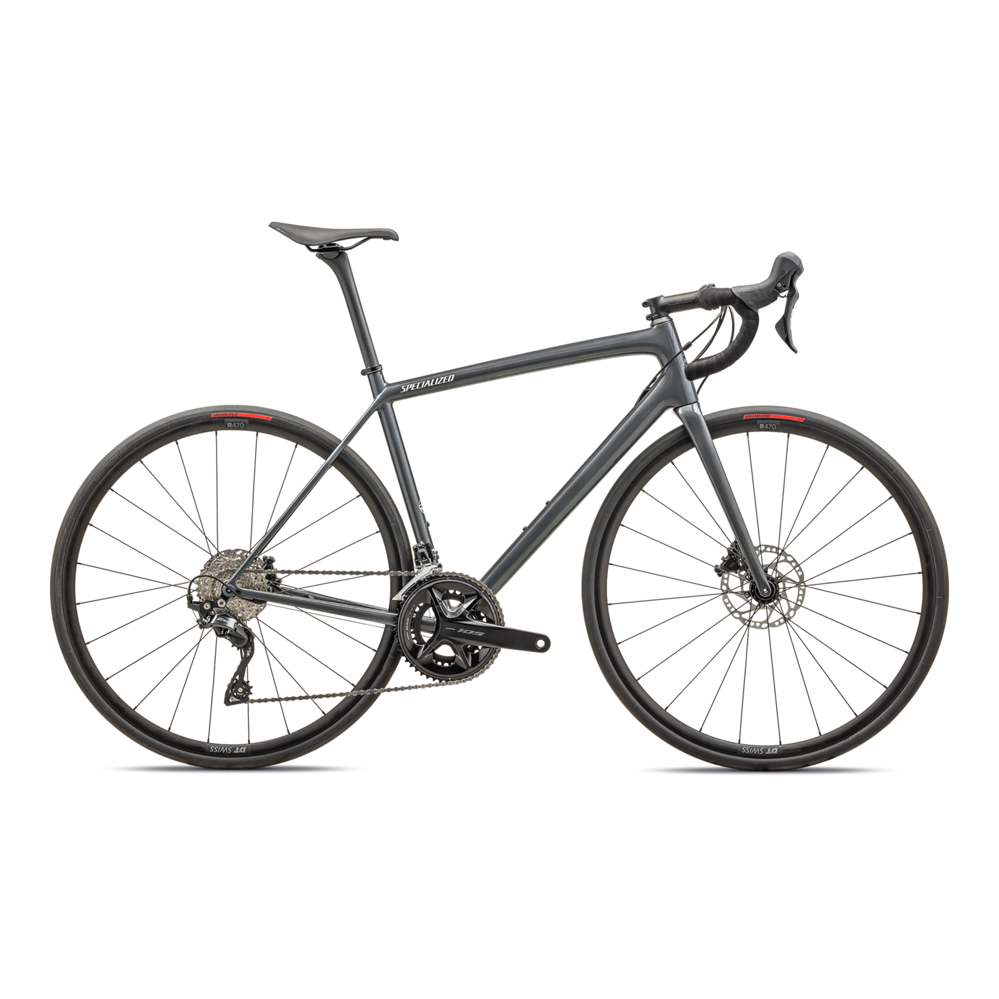 Specialized Aethos Sport - Shimano 105 - Gloss Fog Tint Carbon Dune White