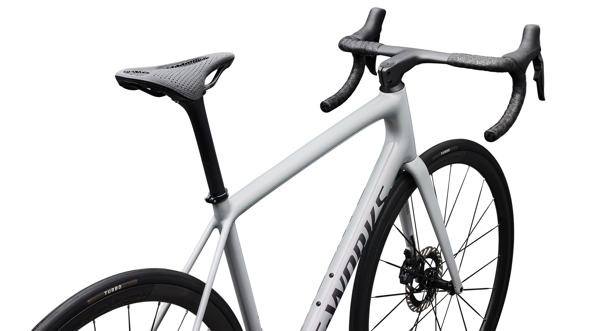 Specialized S-Works Aethos 2 - Shimano Dura-Ace Di2 - Gloss Dolomite Metallic / Satin Nebula Metallic