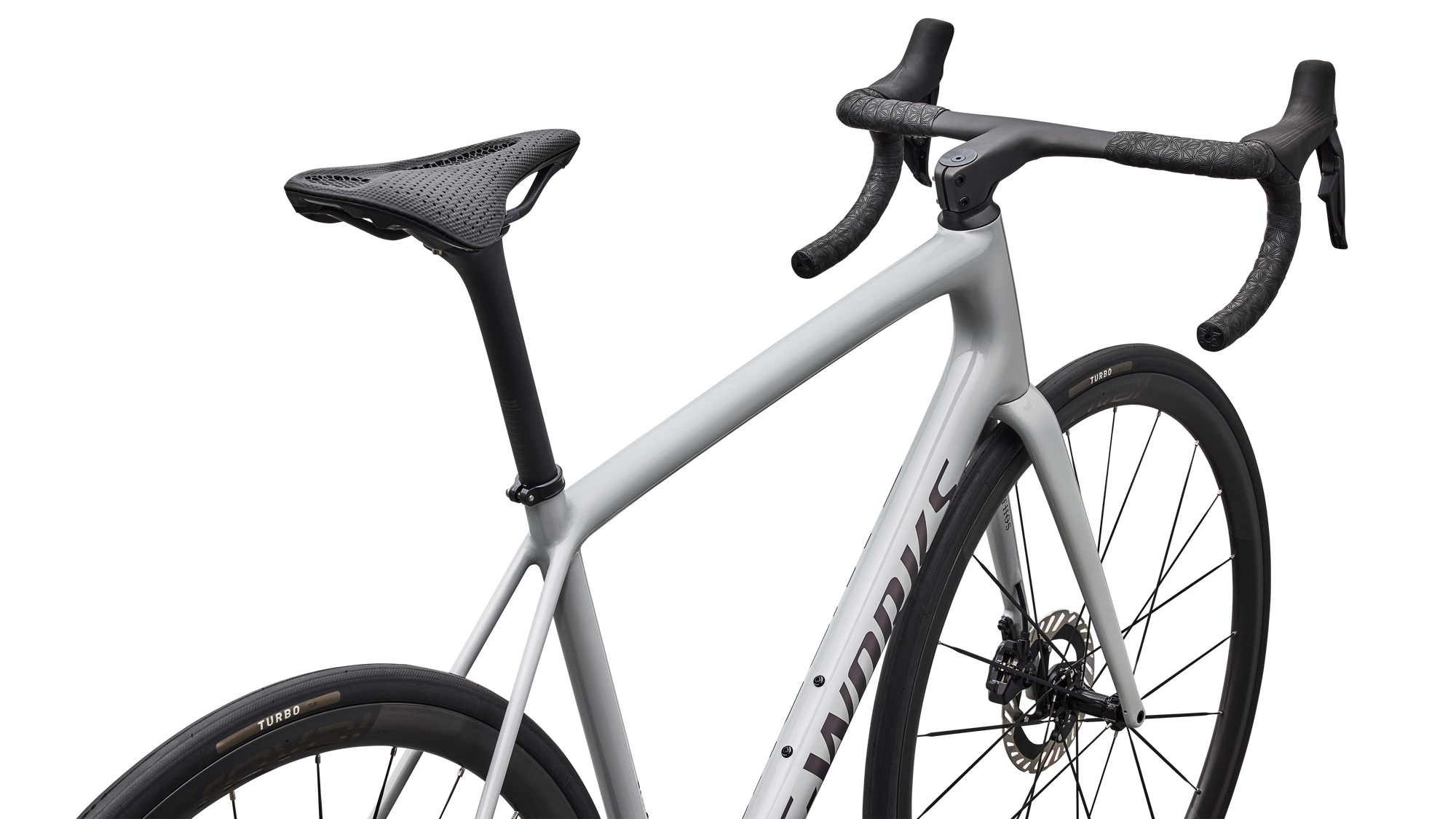 Specialized S-Works Aethos 2 - Shimano Dura-Ace Di2 - Gloss Dolomite Metallic / Satin Nebula Metallic