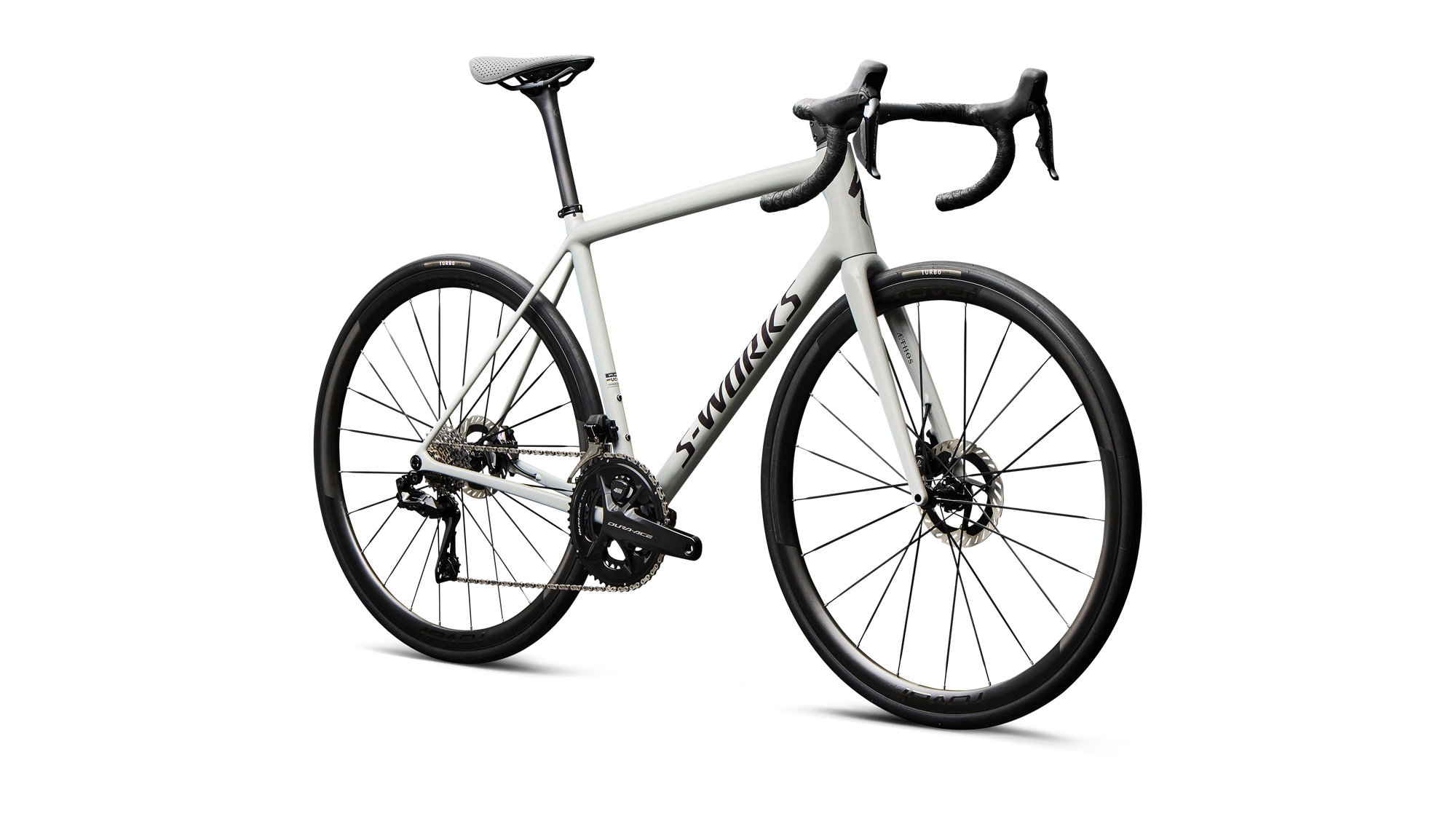 Specialized S-Works Aethos 2 - Shimano Dura-Ace Di2 - Gloss Dolomite Metallic / Satin Nebula Metallic