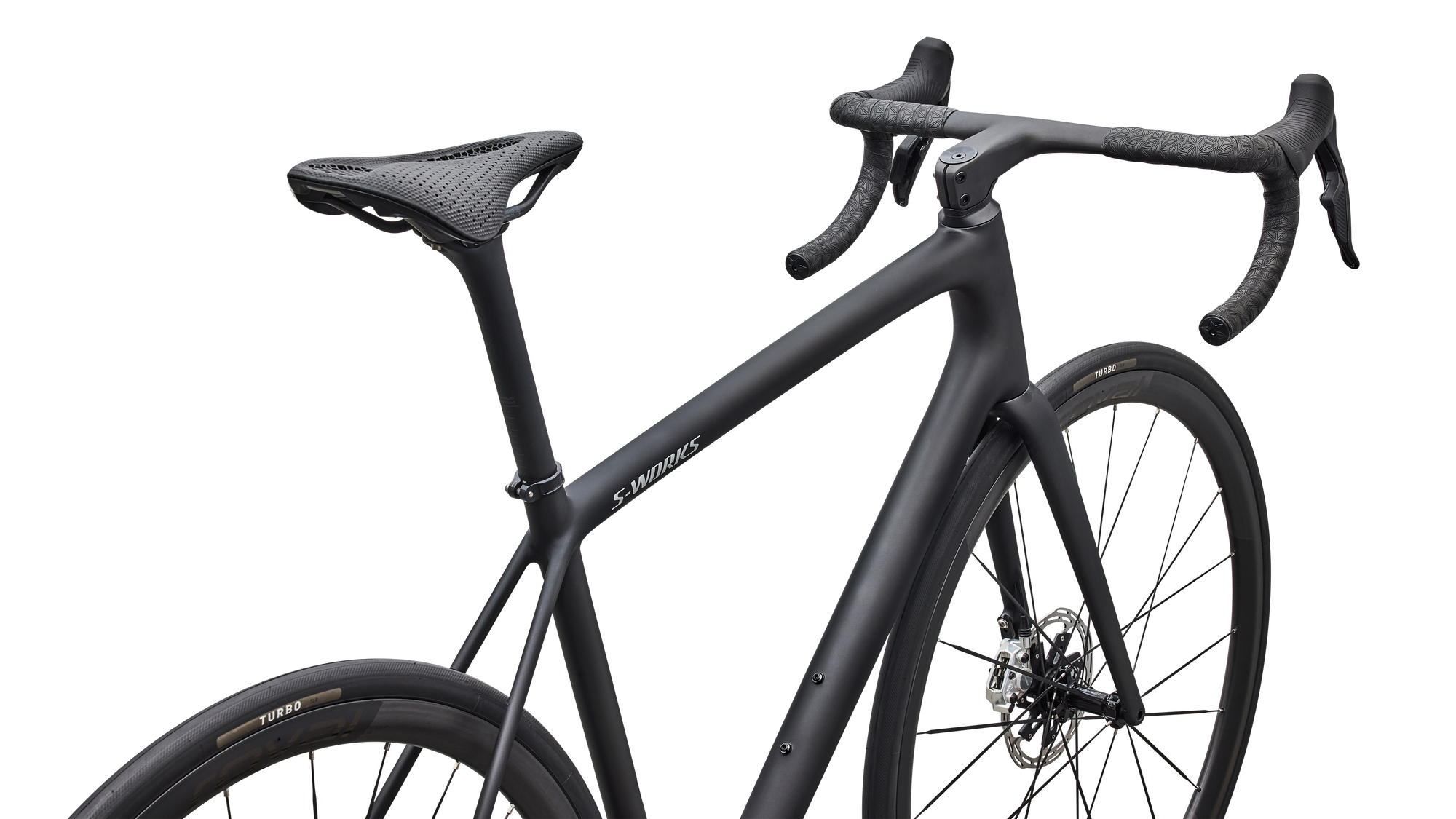Specialized S-Works Aethos 2 - SRAM RED AXS - Satin Carbon / Gloss Dolomite Metallic