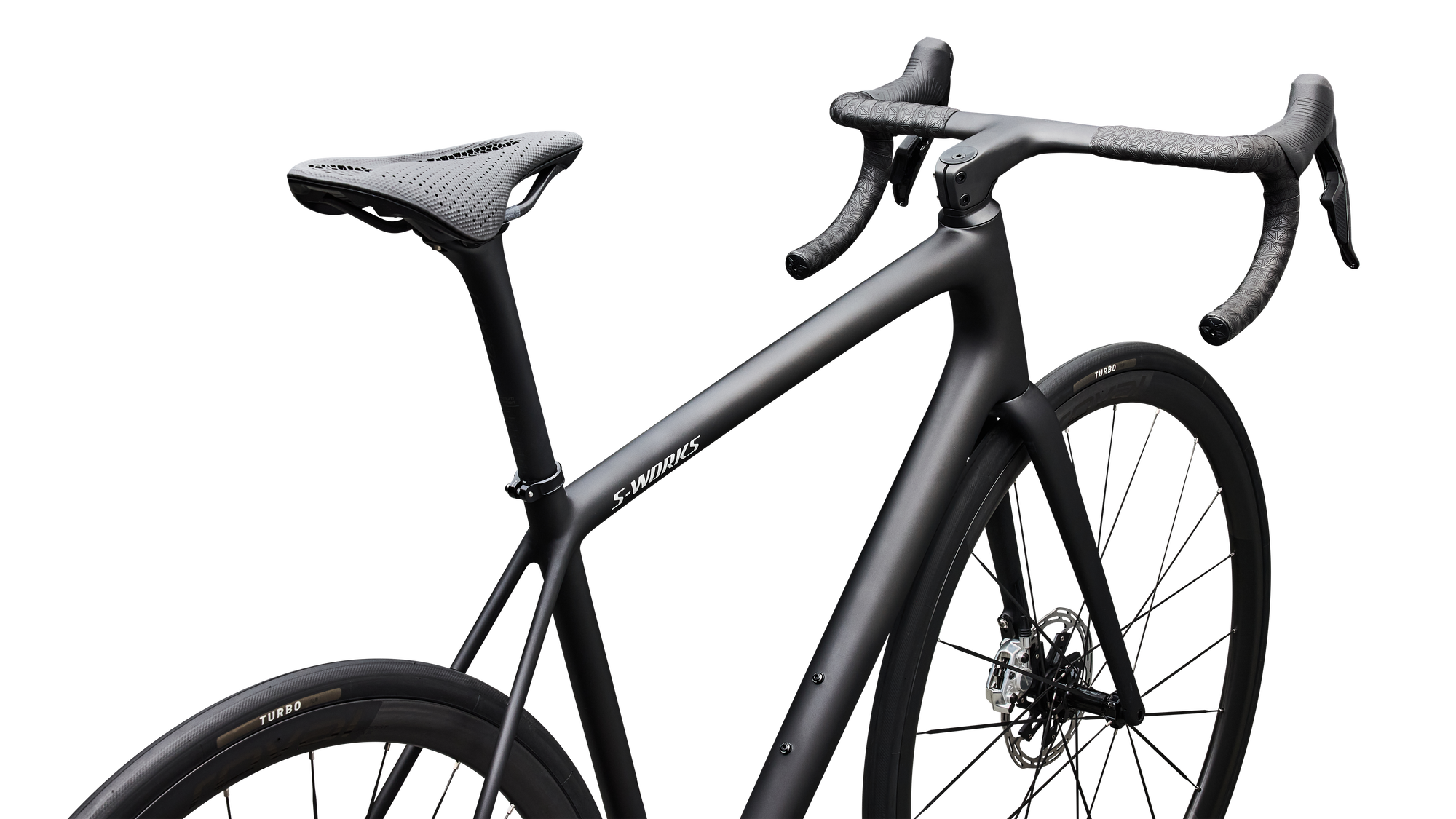 Specialized S-Works Aethos 2 - SRAM RED AXS - Satin Carbon / Gloss Dolomite Metallic