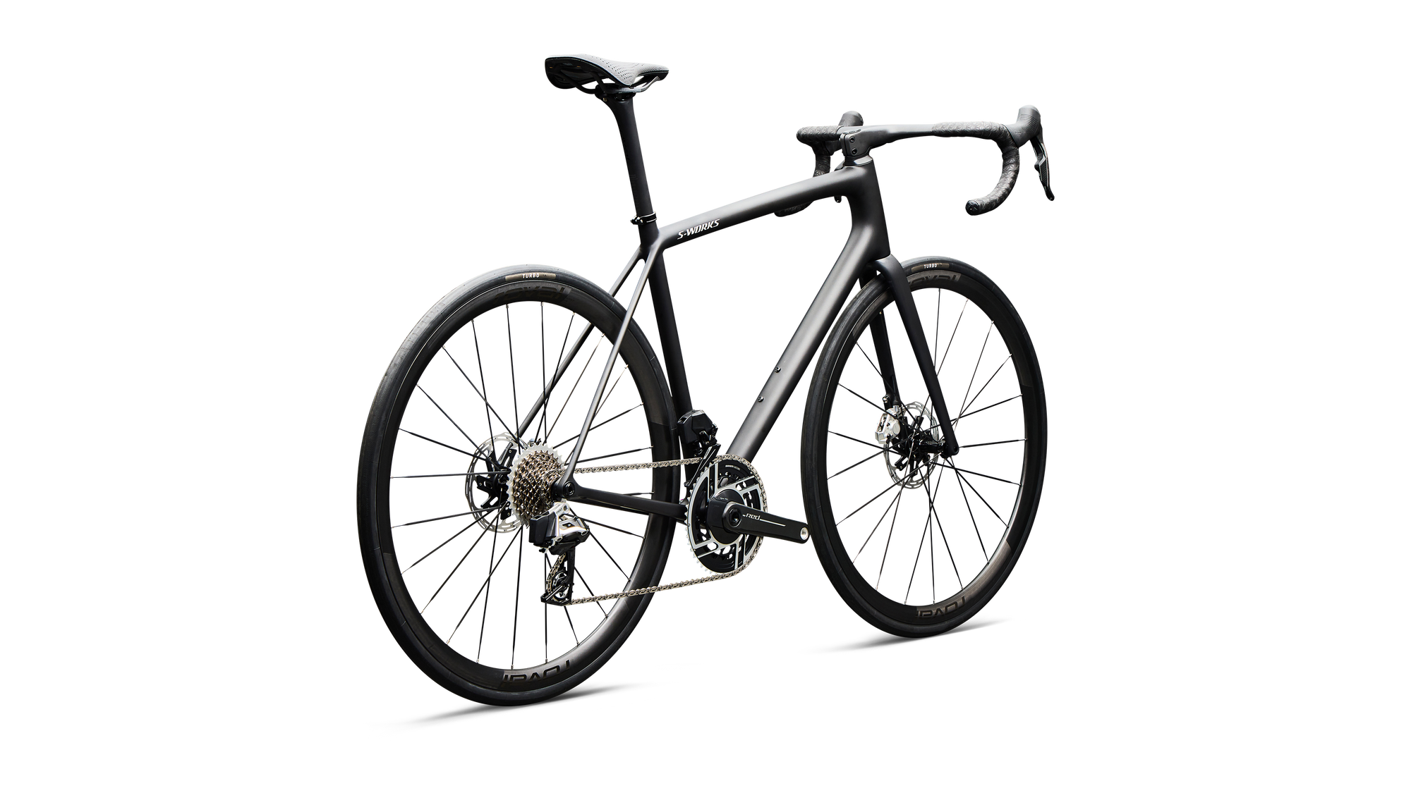 Specialized S-Works Aethos 2 - SRAM RED AXS - Satin Carbon / Gloss Dolomite Metallic