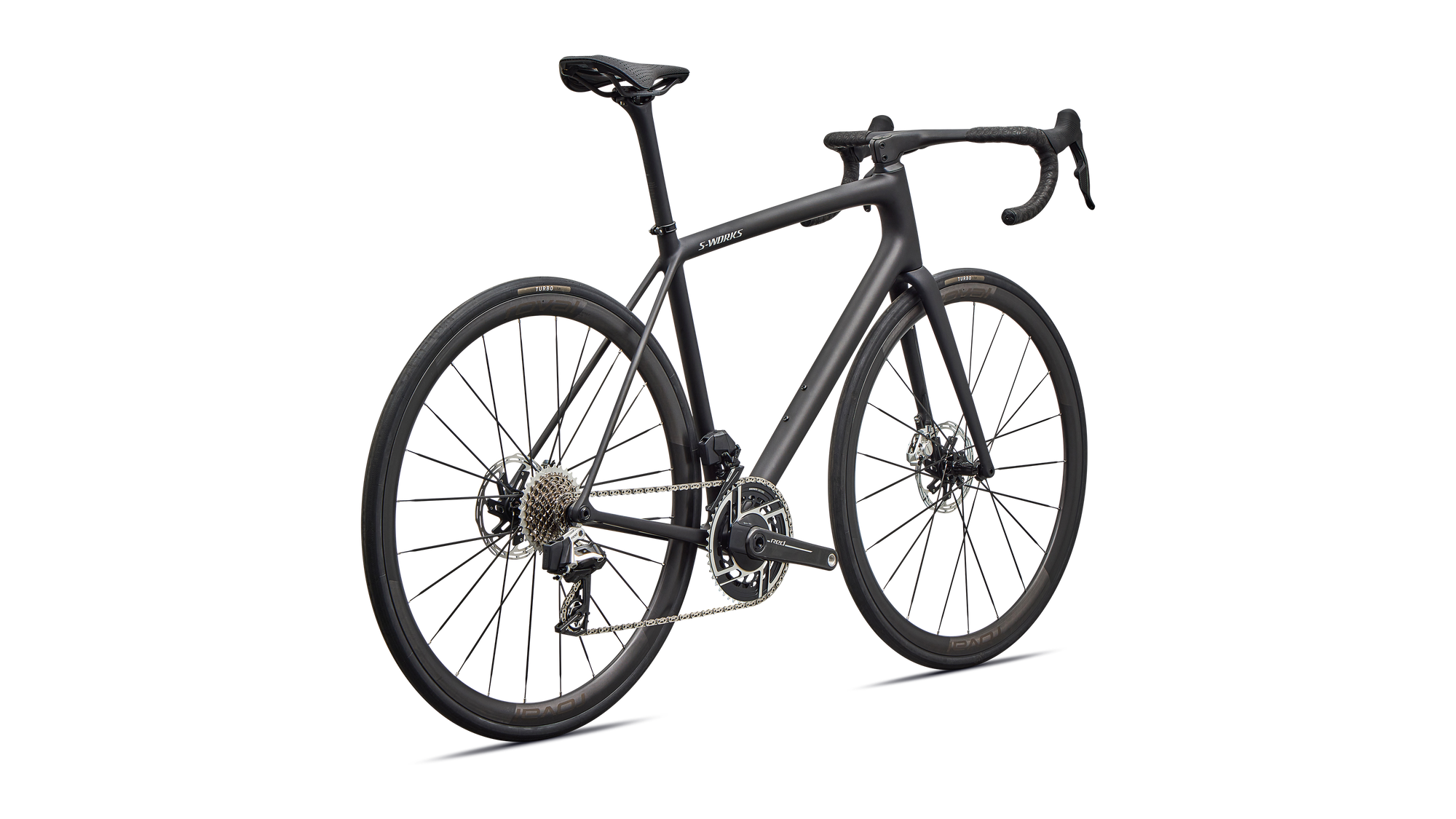 Specialized S-Works Aethos 2 - SRAM RED AXS - Satin Carbon / Gloss Dolomite Metallic
