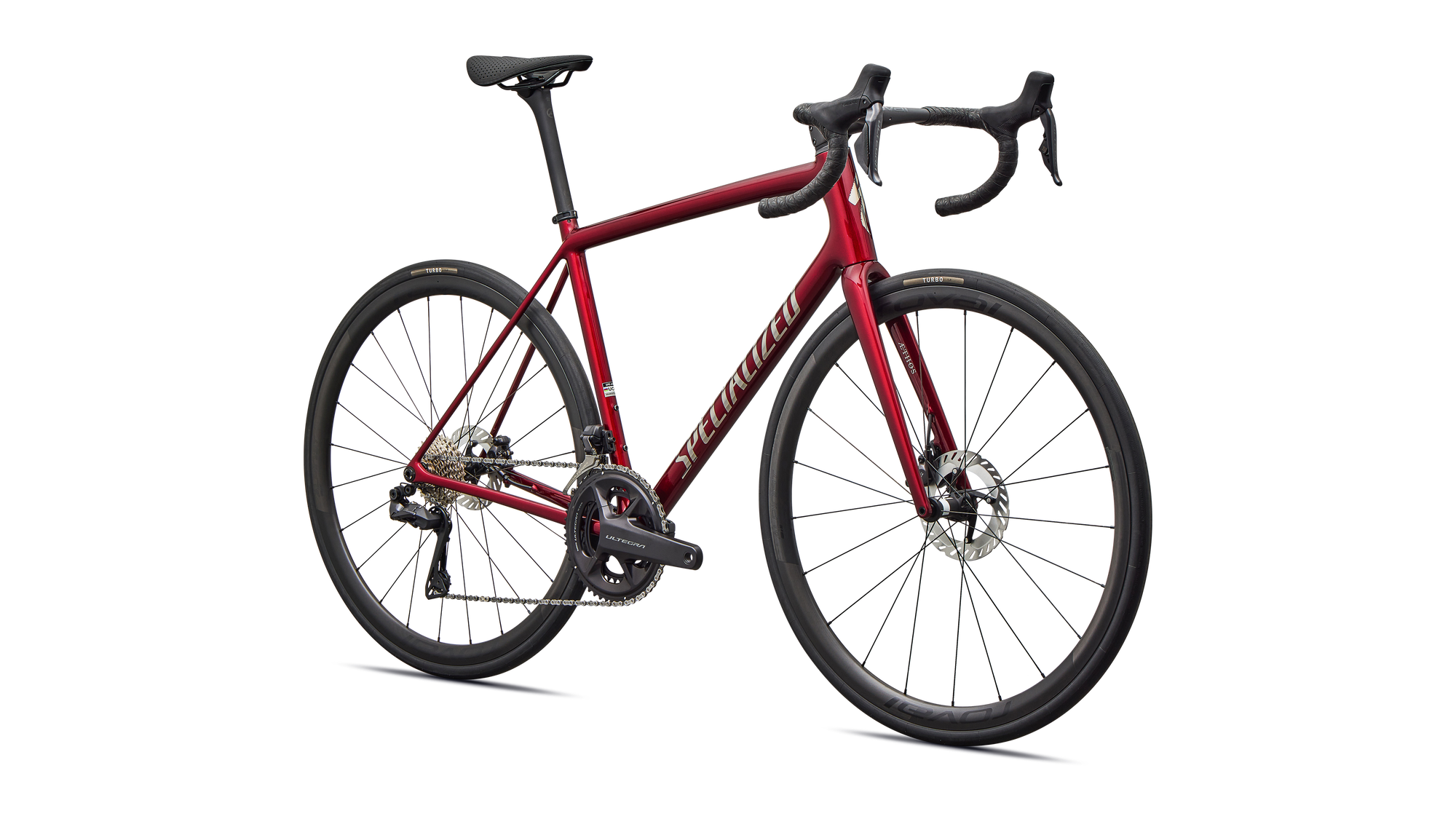 Specialized Aethos 2 Pro - Shimano Ultegra Di2 - Gloss Red Sky / Chrome