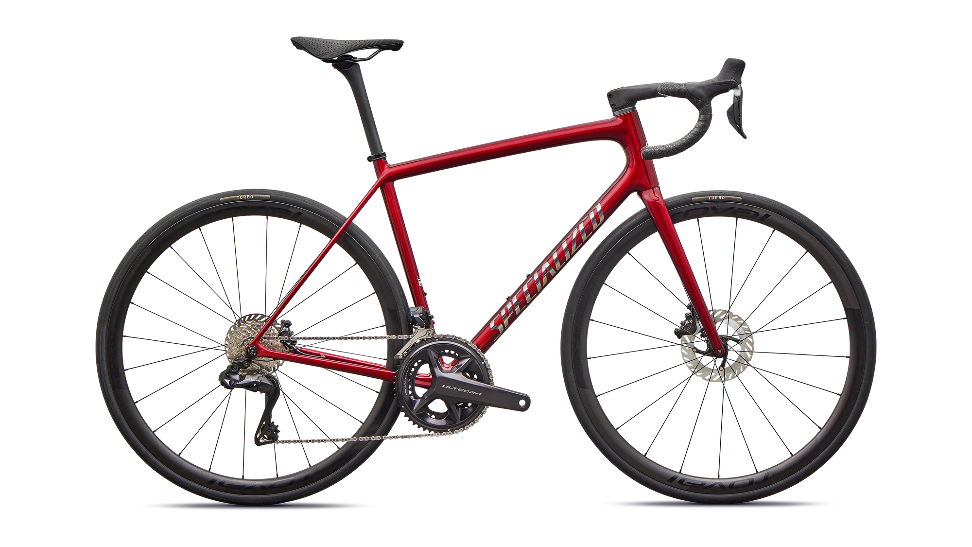 Specialized Aethos 2 Pro - Shimano Ultegra Di2 - Gloss Red Sky / Chrome