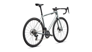 Specialized Aethos 2 Pro - SRAM Force AXS - Gloss Shadow Silver / Emerald Metallic