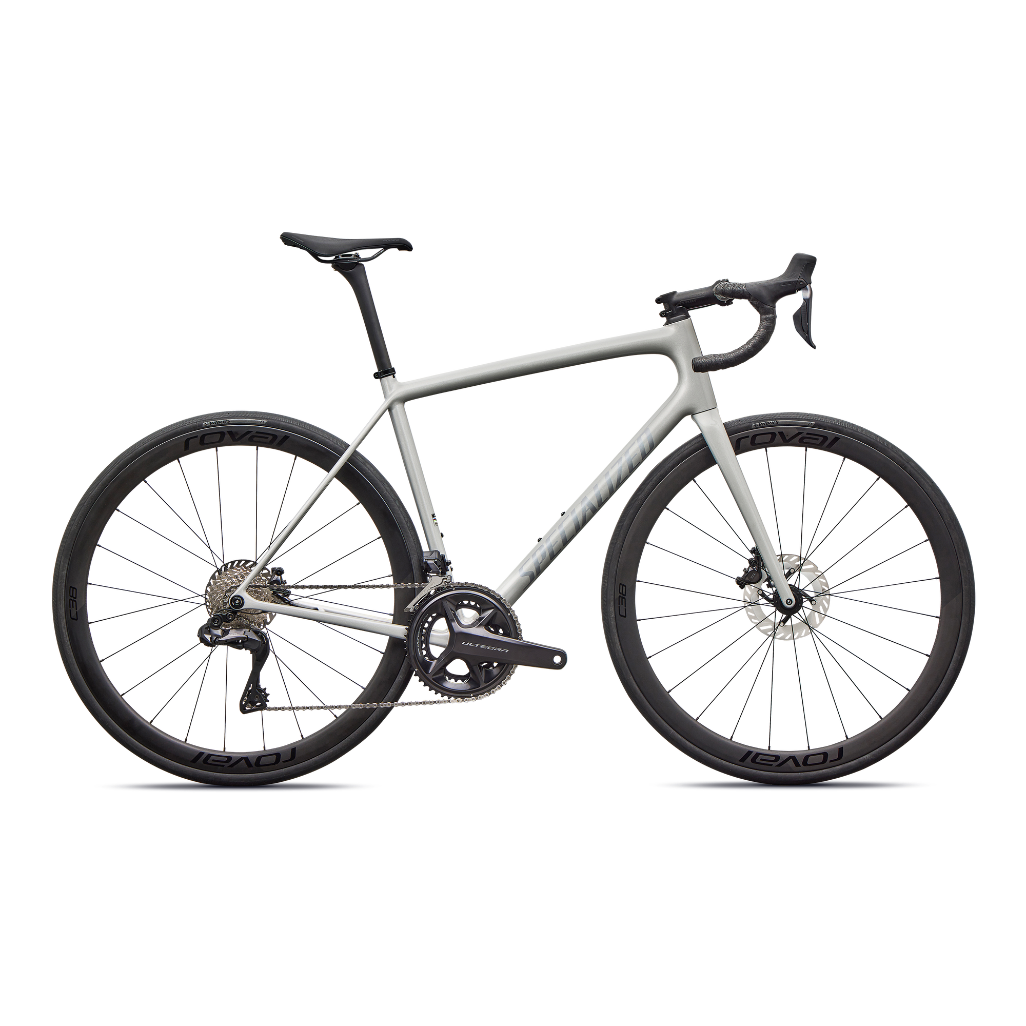 Specialized Aethos 2 Expert - Shimano Ultegra Di2 - Gloss Dolomite Metallic / Blue Pearl Over Shadow Silver