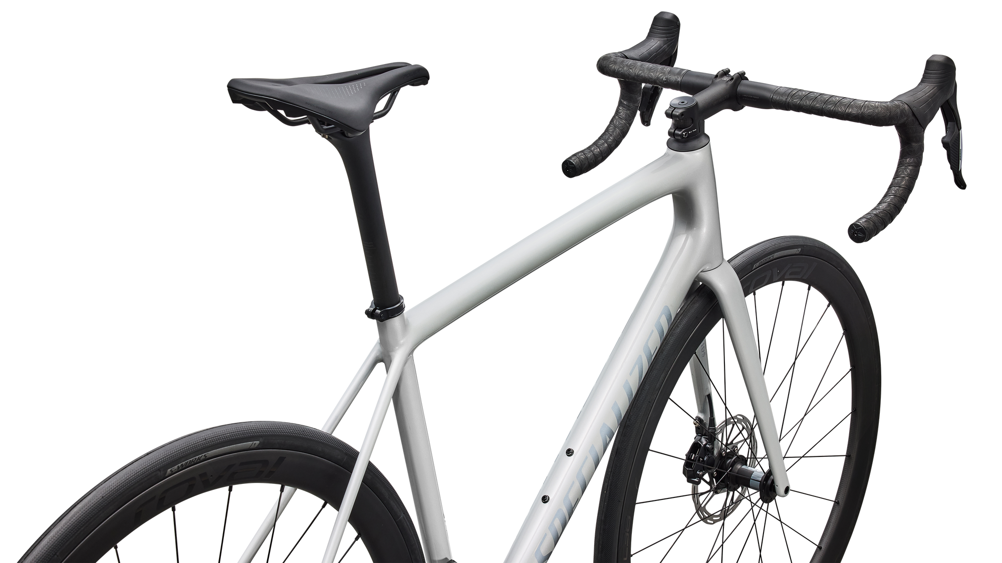 Specialized Aethos 2 Expert - SRAM Force AXS - Gloss Dolomite Metallic / Blue Pearl Over Shadow Silver