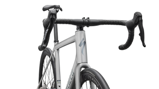 Specialized Aethos 2 Expert - SRAM Force AXS - Gloss Dolomite Metallic / Blue Pearl Over Shadow Silver