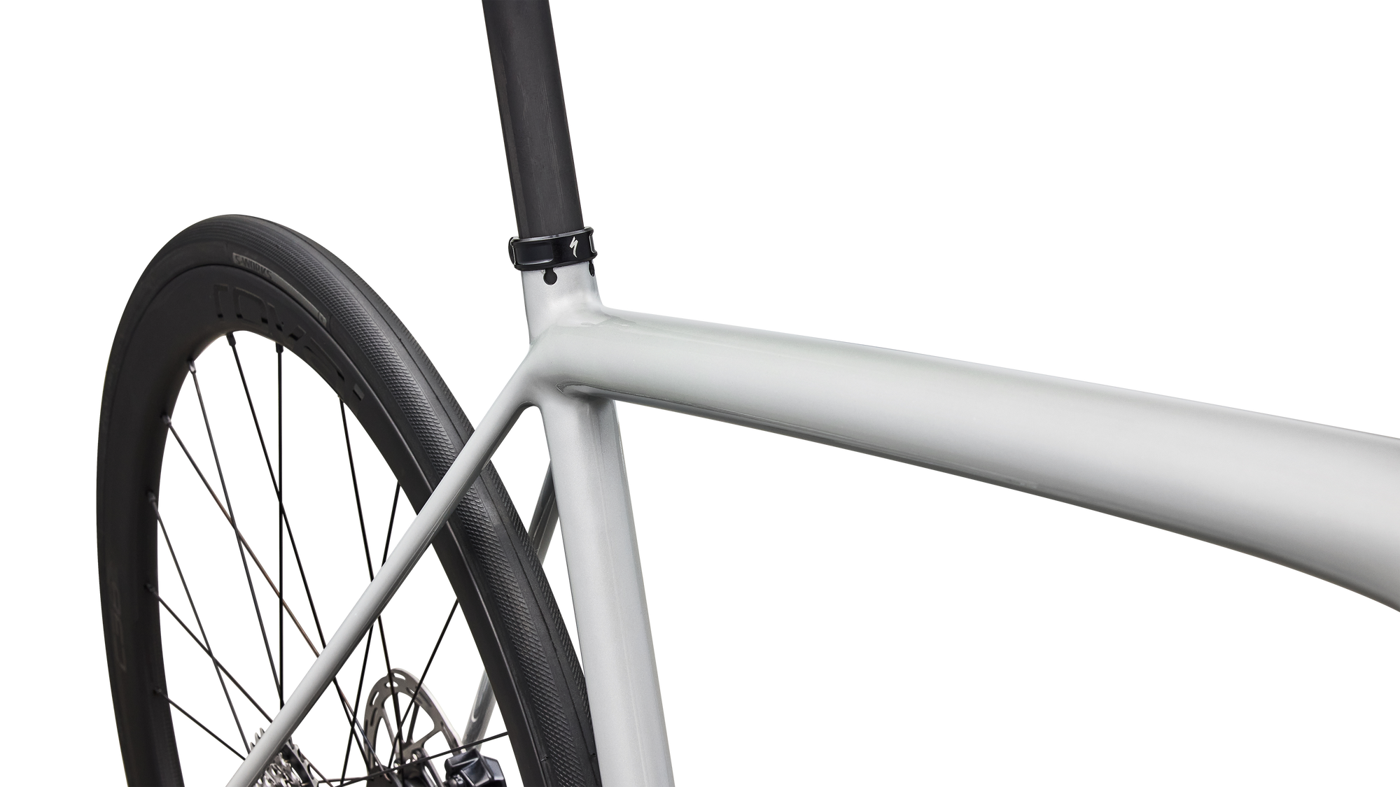Specialized Aethos 2 Expert - SRAM Force AXS - Gloss Dolomite Metallic / Blue Pearl Over Shadow Silver
