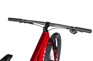 Specialized S-Works Epic - Gloss Red Tint Fade Over Brushed Silver/Tarmac Black/White W/ Gold Pearl