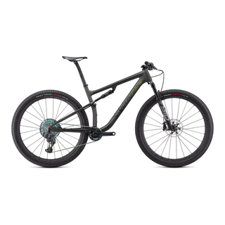Specialized S-Works Epic - Satin/Gloss Carbon/Color Run Silver - Green Chameleon