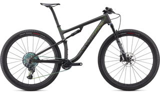 Specialized S-Works Epic - Satin/Gloss Carbon/Color Run Silver - Green Chameleon