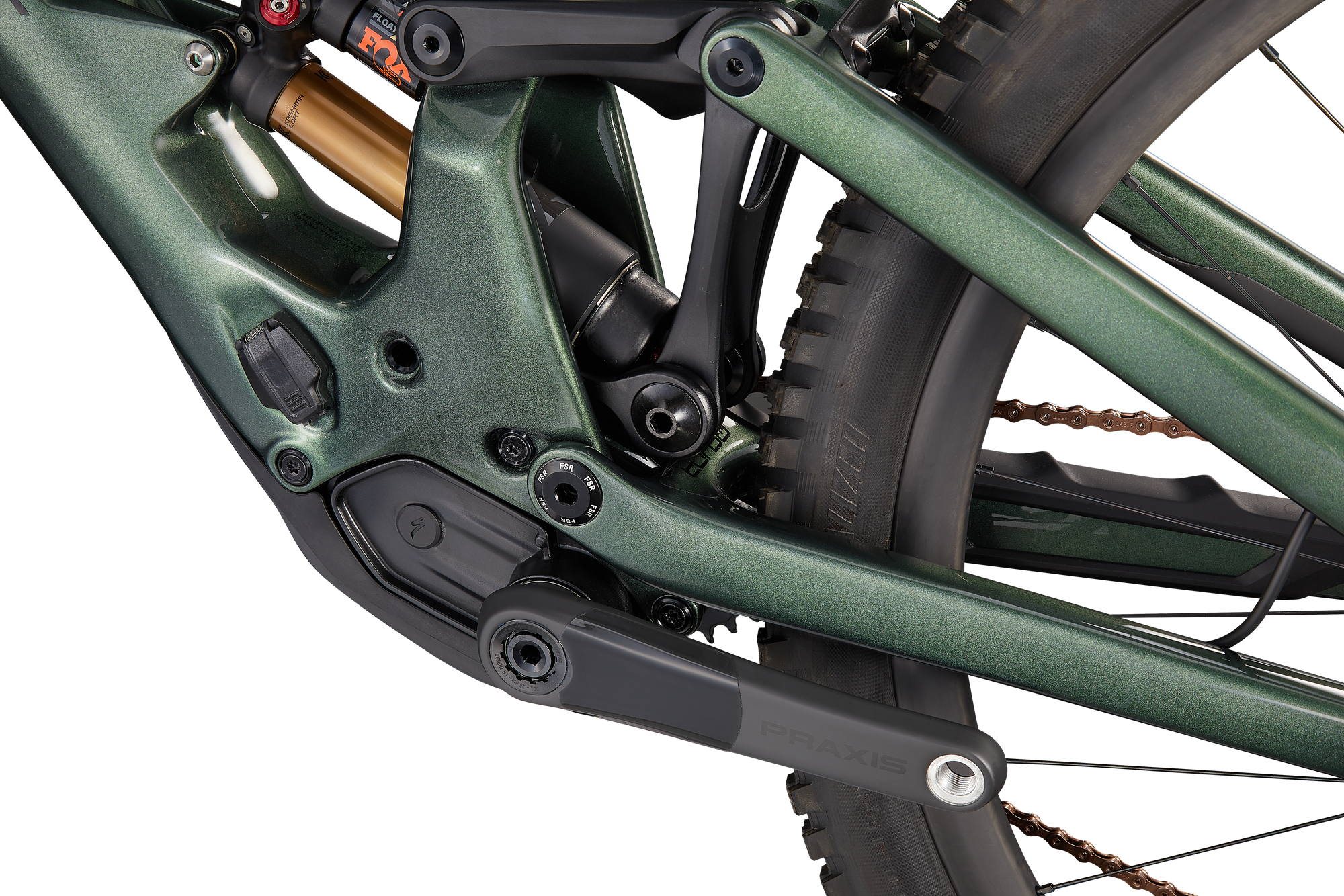 Specialized S-Works Turbo Kenevo SL - Gloss Oak Green Metallic / Satin Black