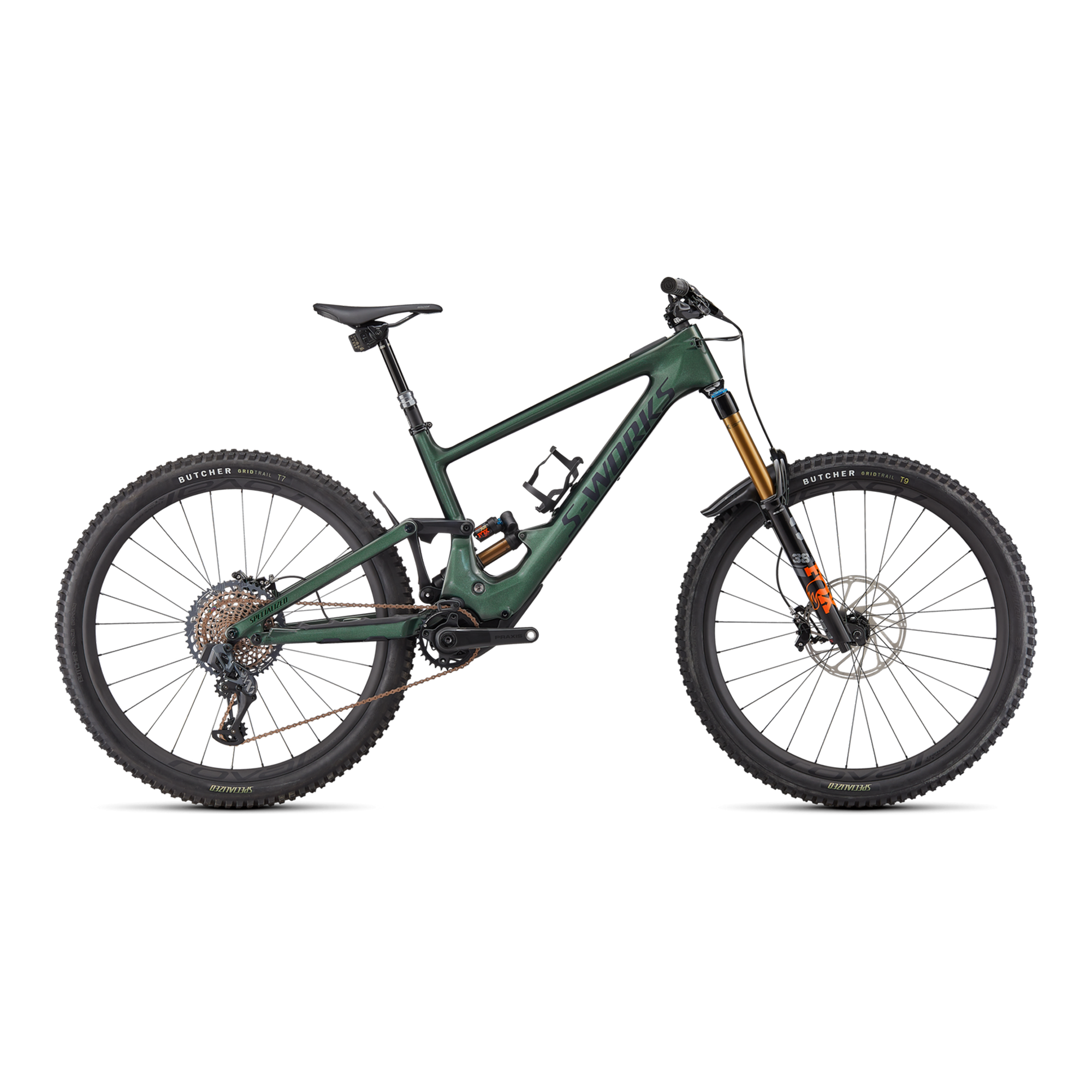 Specialized S-Works Turbo Kenevo SL - Gloss Oak Green Metallic / Satin Black