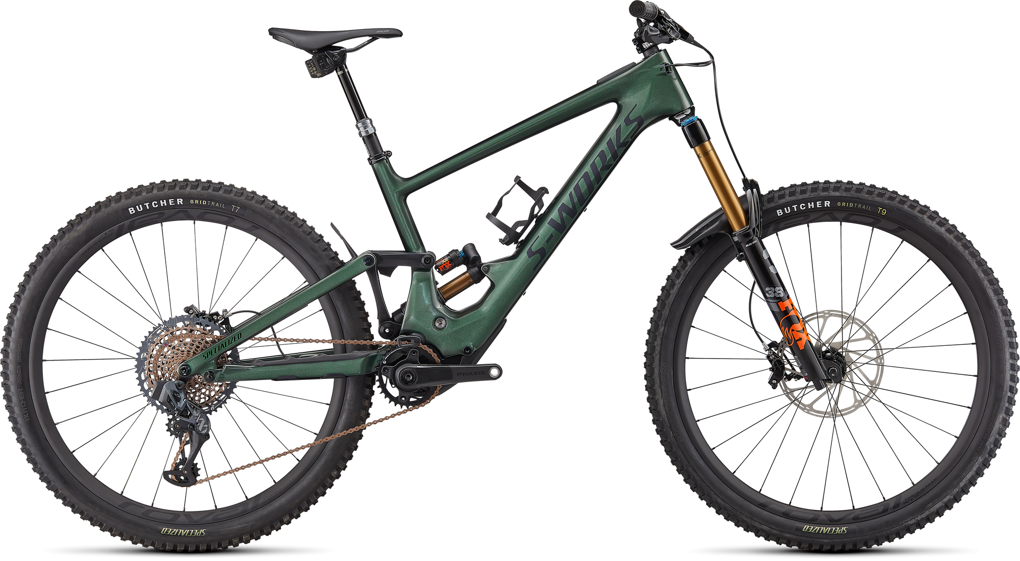 Specialized S-Works Turbo Kenevo SL - Gloss Oak Green Metallic / Satin Black