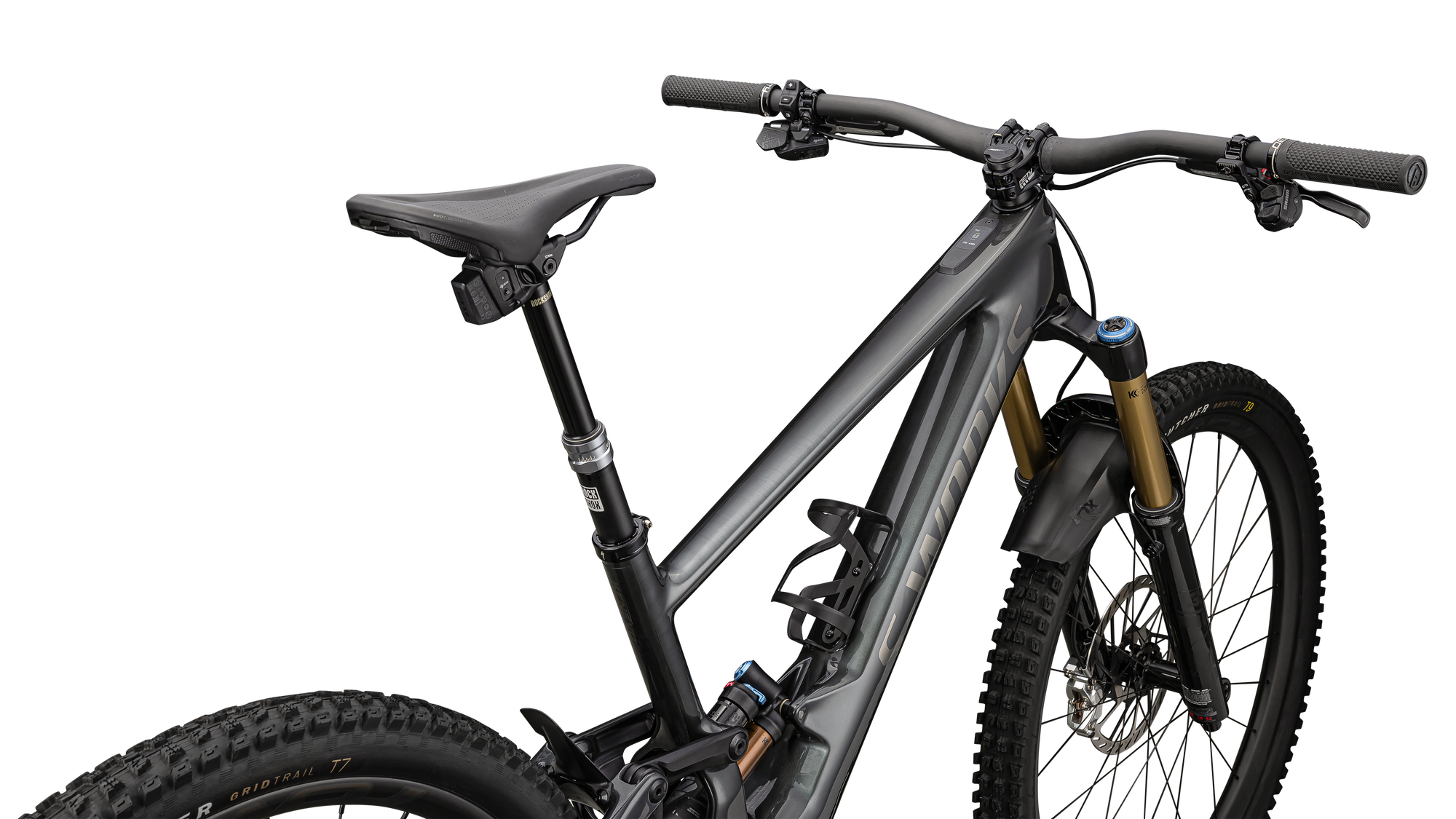 Specialized S-Works Turbo Kenevo SL 2 - Gloss Black Liquid Metal / Brushed Liquid Metal / Black Brushed Chrome
