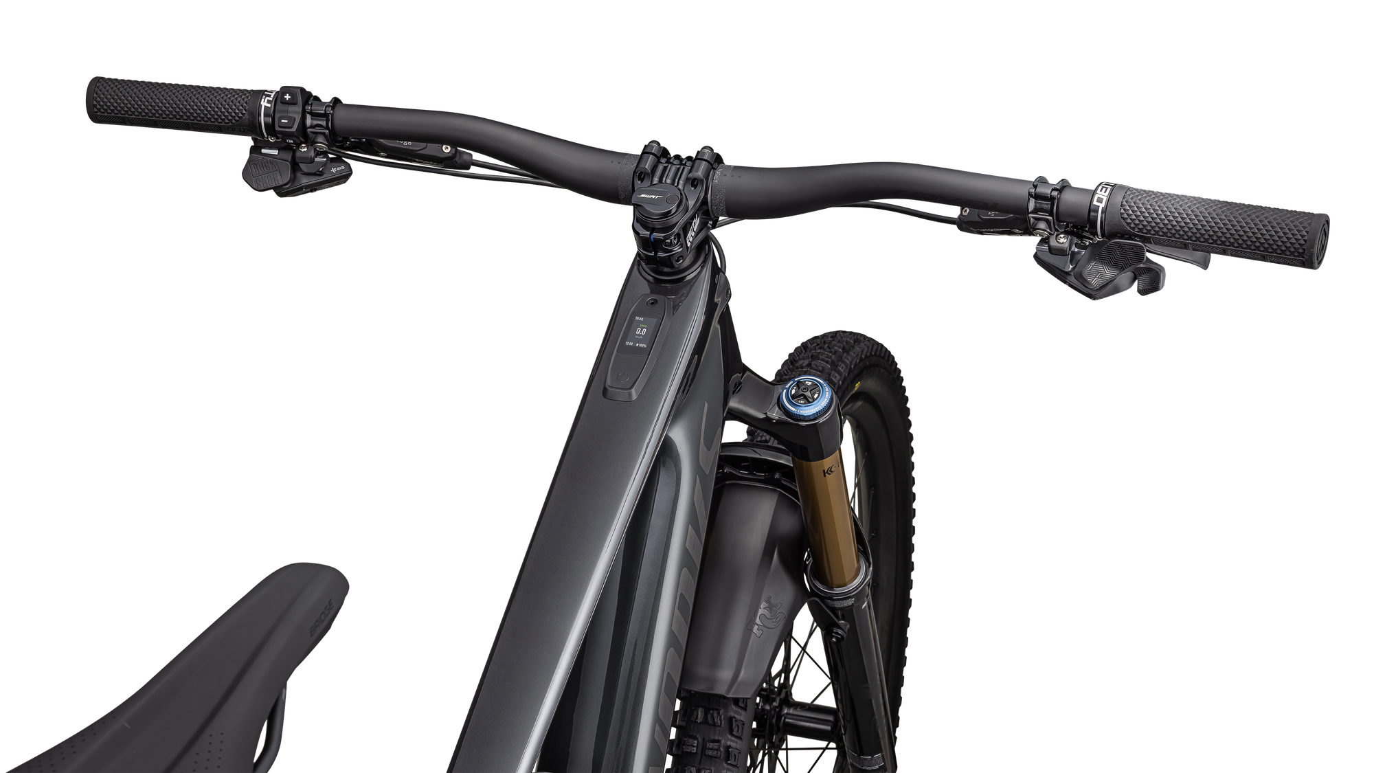 Specialized S-Works Turbo Kenevo SL 2 - Gloss Black Liquid Metal / Brushed Liquid Metal / Black Brushed Chrome