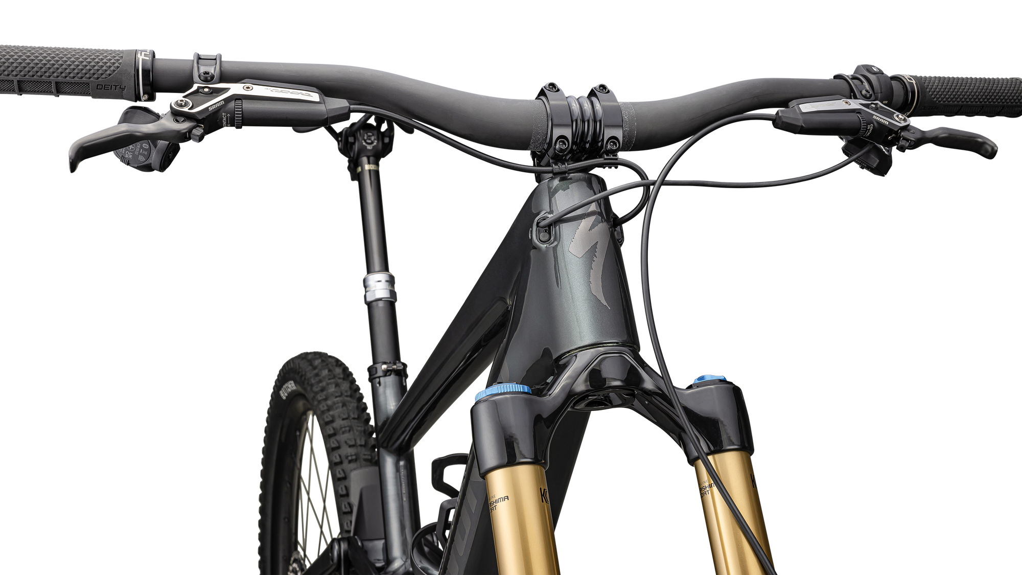 Specialized S-Works Turbo Kenevo SL 2 - Gloss Black Liquid Metal / Brushed Liquid Metal / Black Brushed Chrome