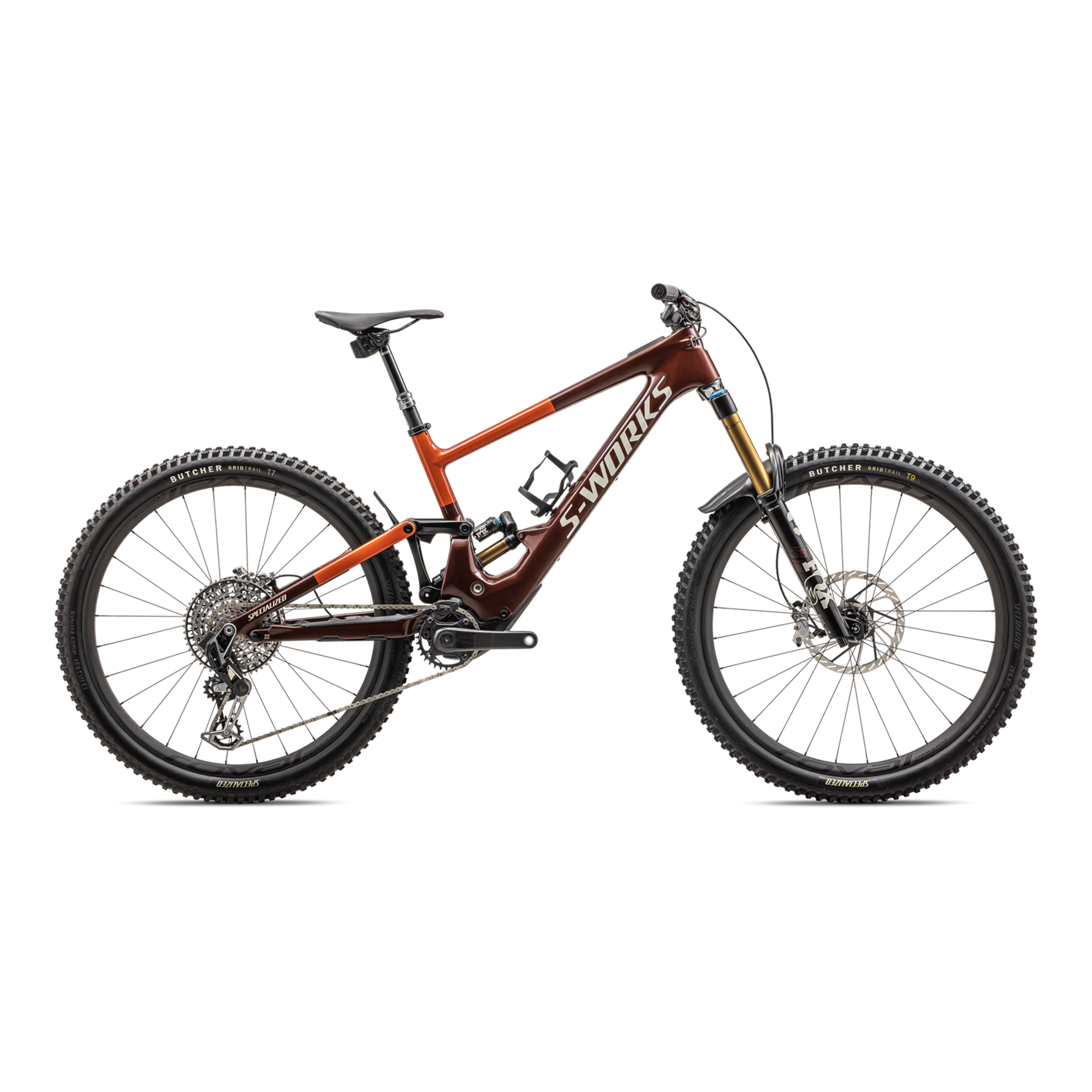 Specialized S-Works Turbo Kenevo SL 2 - Gloss Rusted Red / Redwood / White Mountains