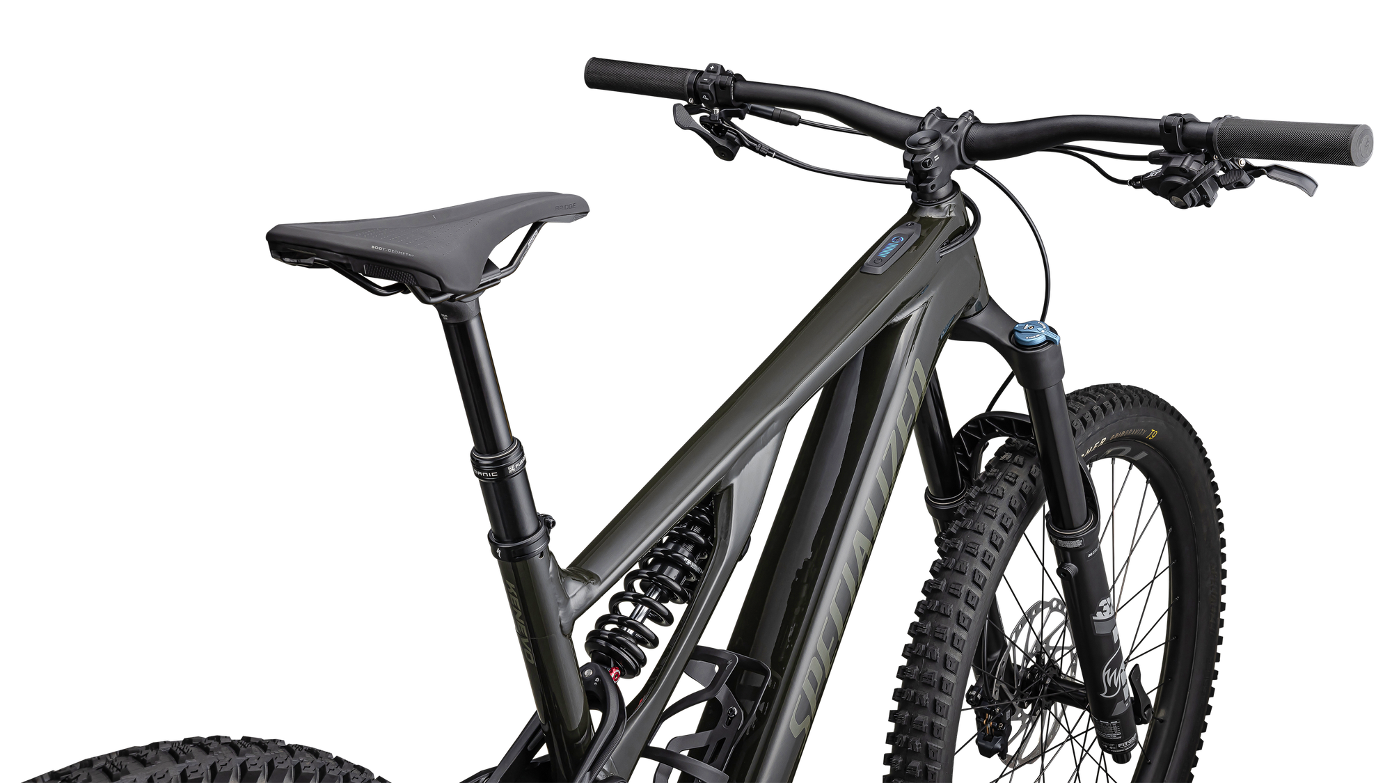 Specialized Turbo Kenevo Comp - Gloss Dark Moss Green / Oak Green