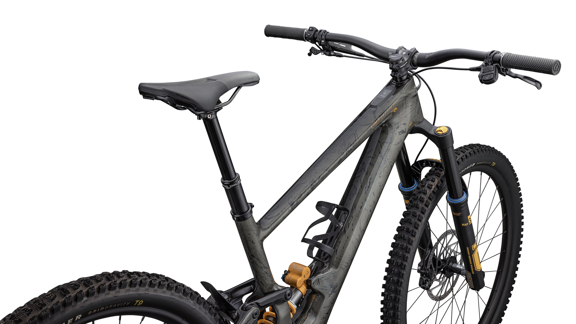 Specialized Turbo Kenevo SL 2 Ohlins Coil - Charcoal Tint /  Cool Grey Strata / Burnt Gold Metallic