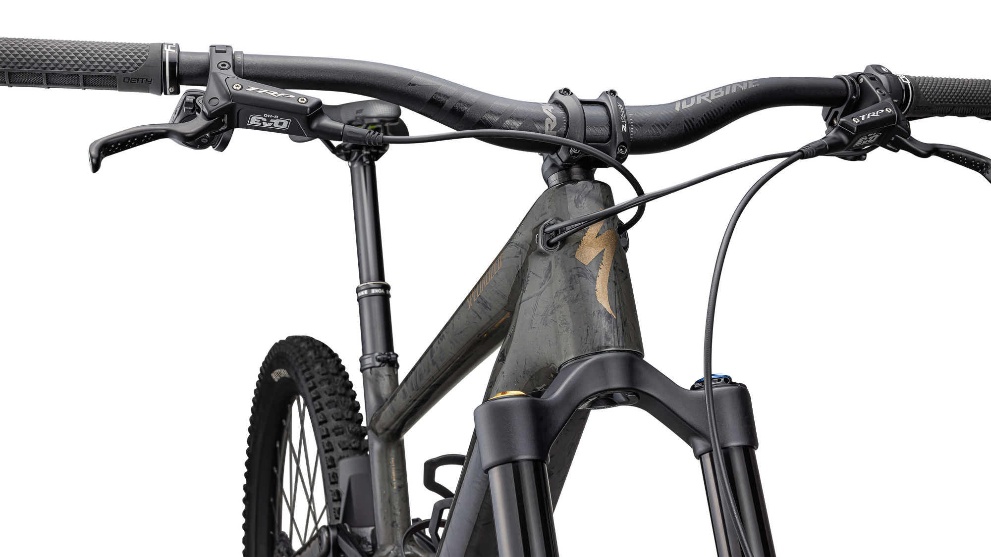Specialized Turbo Kenevo SL 2 Ohlins Coil - Charcoal Tint /  Cool Grey Strata / Burnt Gold Metallic