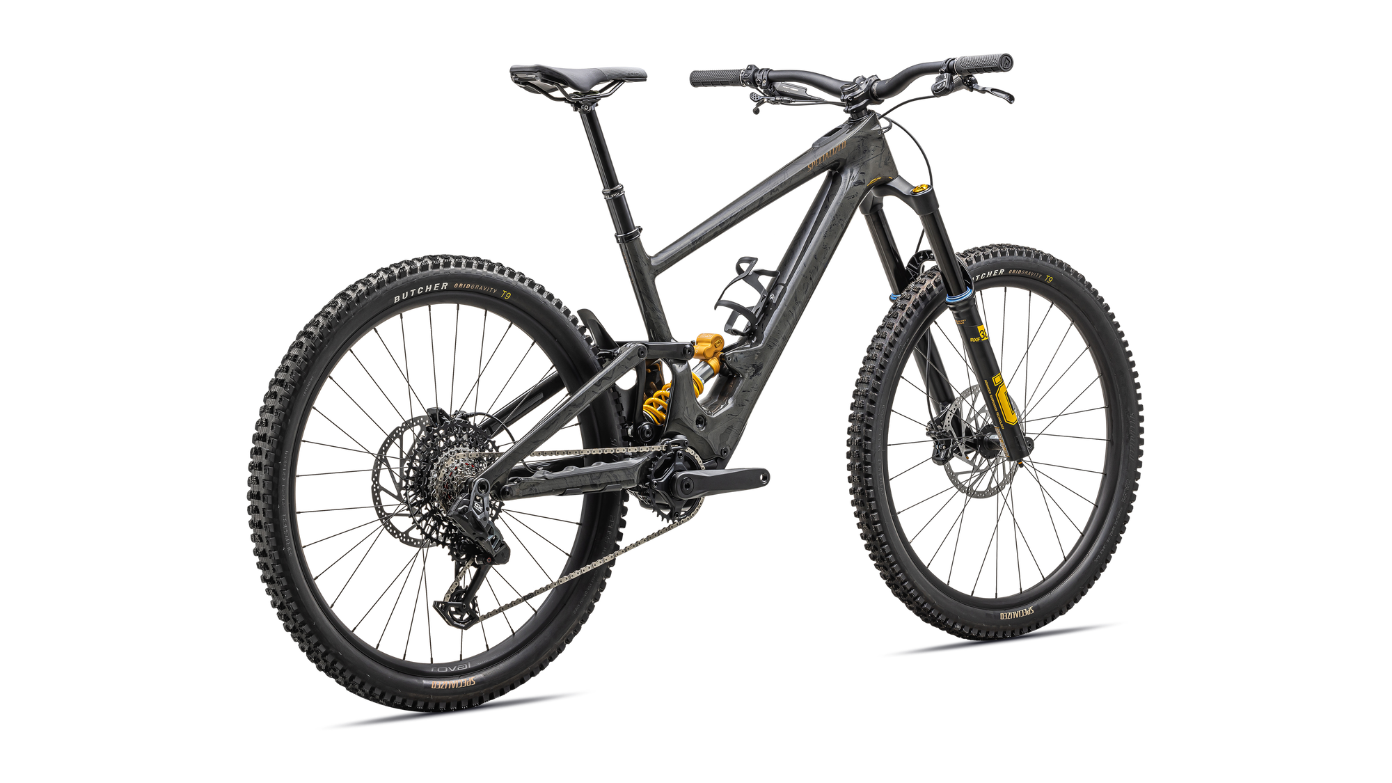 Specialized Turbo Kenevo SL 2 Ohlins Coil - Charcoal Tint /  Cool Grey Strata / Burnt Gold Metallic