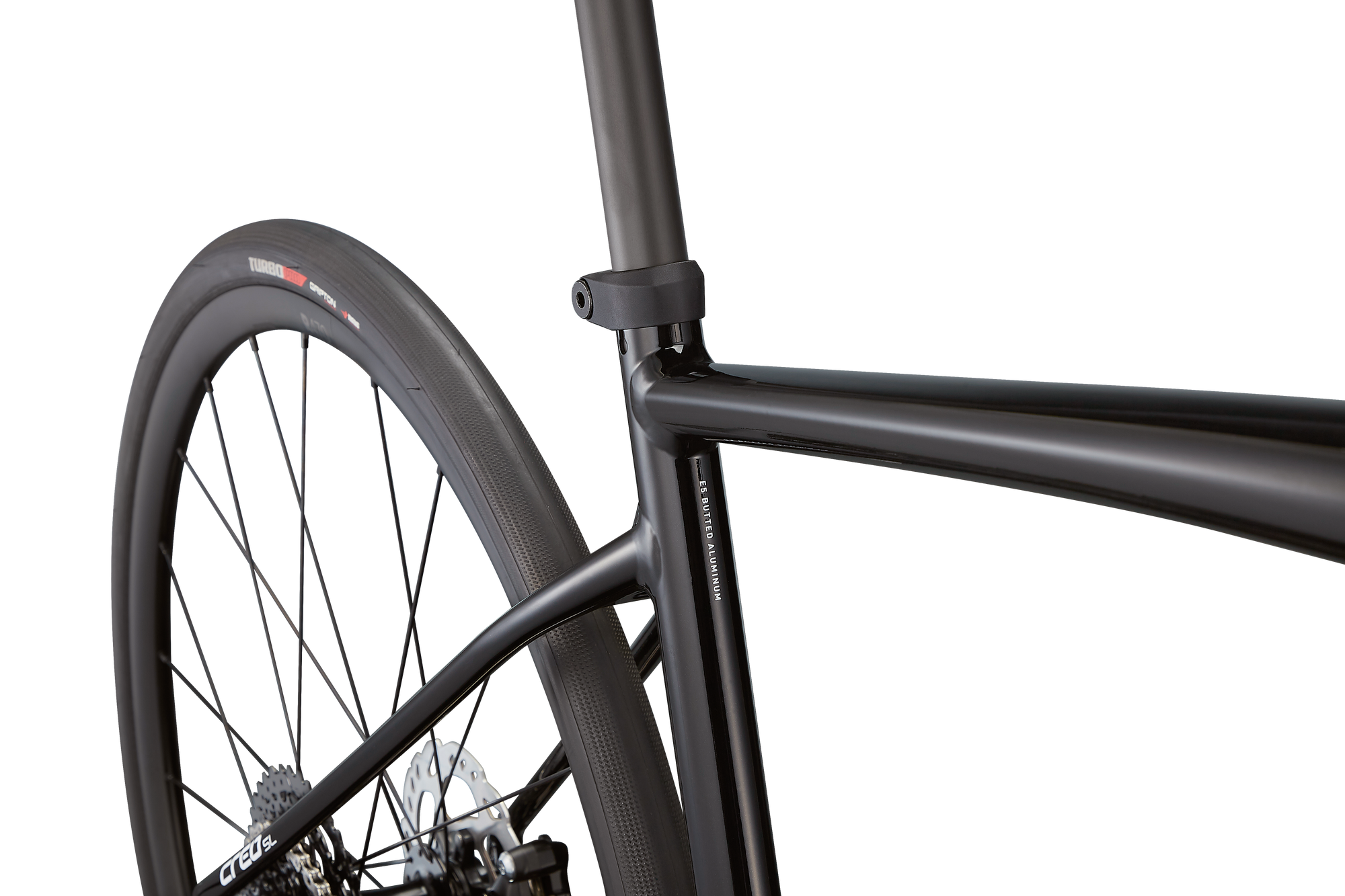 Specialized Turbo Creo SL Comp E5 - Tarmac Black/Metallic White Silver