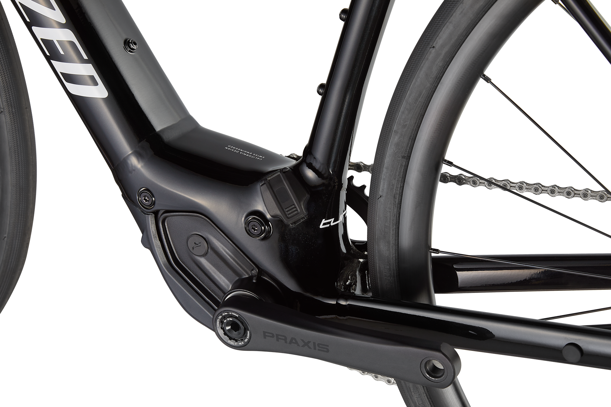 Specialized Turbo Creo SL Comp E5 - Tarmac Black/Metallic White Silver
