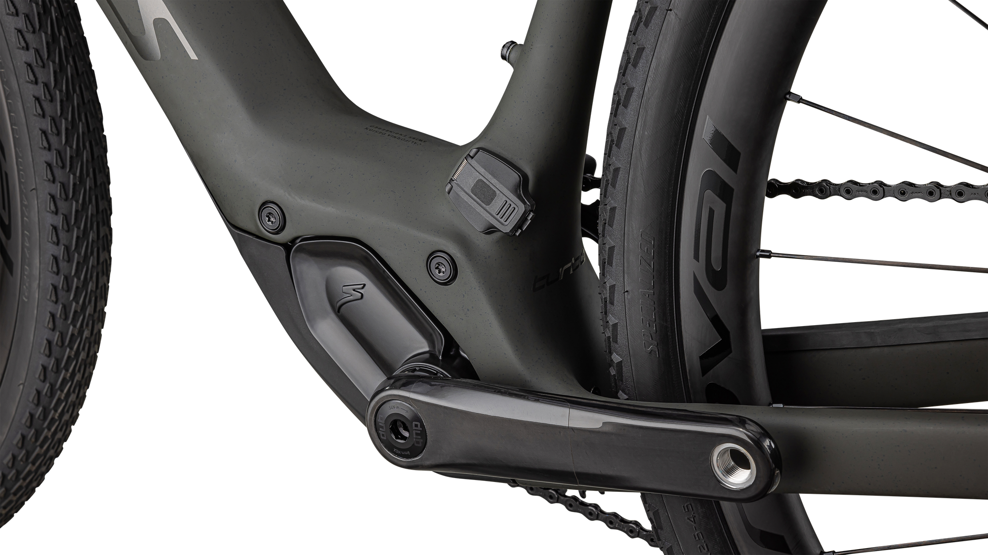 Specialized S-Works Turbo Creo 2 - SRAM RED / XX1 Eagle AXS - Satin Forest Green Carb Dark Moss Green Speckle