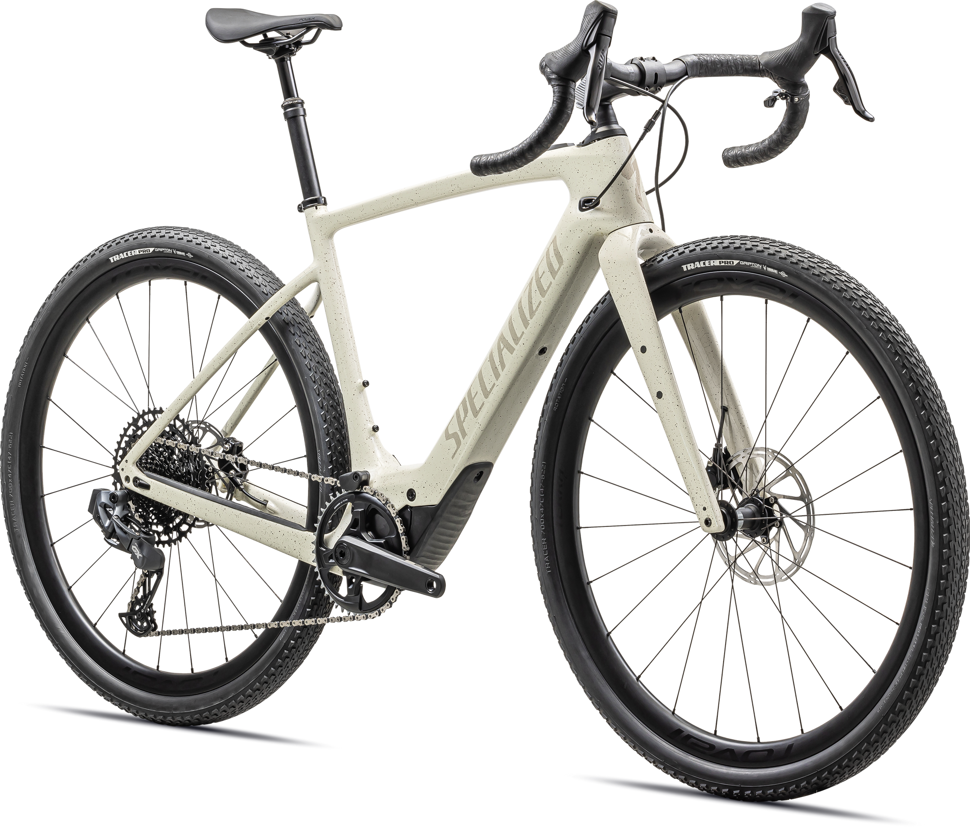 Specialized Turbo Creo 2 Expert - SRAM Rival / GX Eagle AXS - Gloss Black Pearl/ Birch/ Black Pearl Speckle