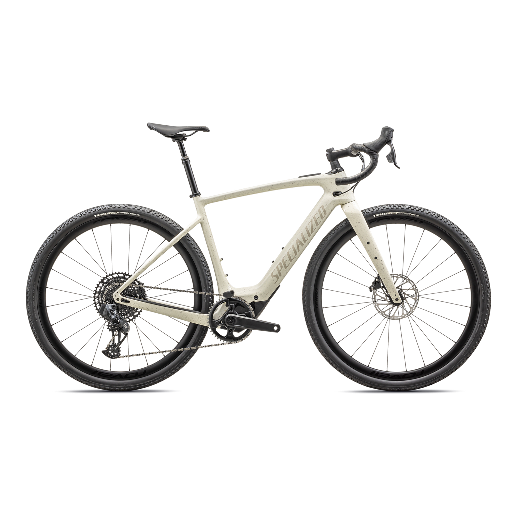 Specialized Turbo Creo 2 Expert - SRAM Rival / GX Eagle AXS - Gloss Black Pearl/ Birch/ Black Pearl Speckle