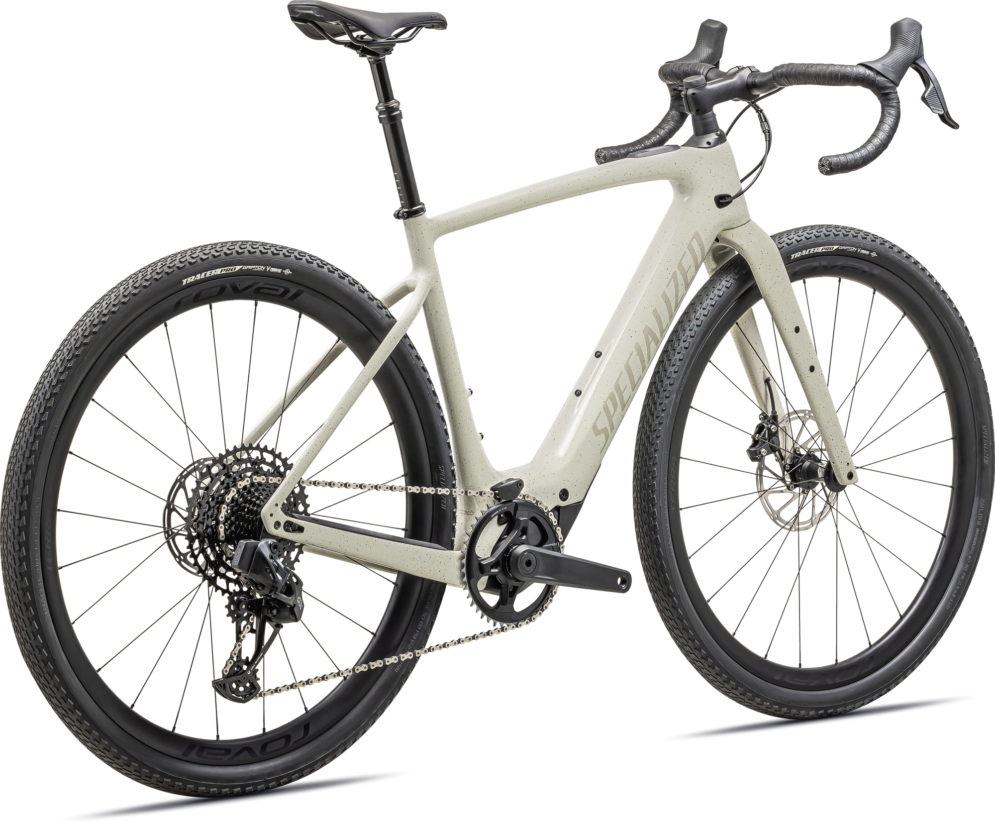 Specialized Turbo Creo 2 Expert - SRAM Rival / GX Eagle AXS - Gloss Black Pearl/ Birch/ Black Pearl Speckle