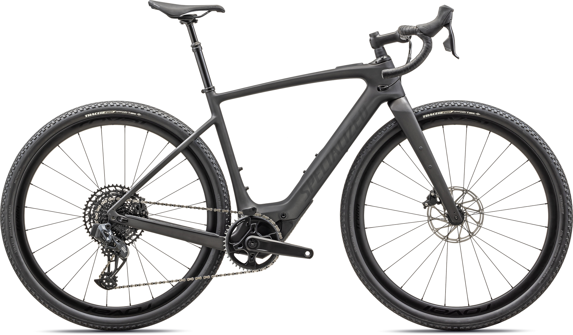 Specialized Turbo Creo 2 Expert - SRAM Rival / GX Eagle AXS - Satin Metallic Obsidian Obsidian