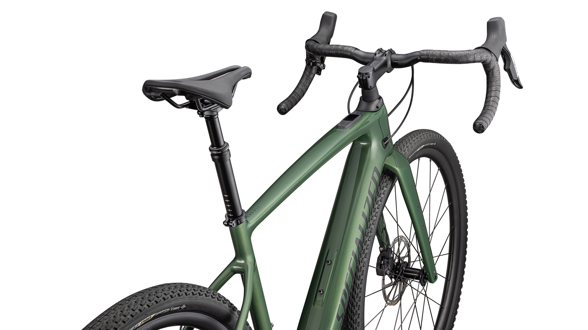 Specialized Turbo Creo 2 Comp - SRAM Apex / X1 Eagle AXS - Cypress Metallic / Black Liquid Metal